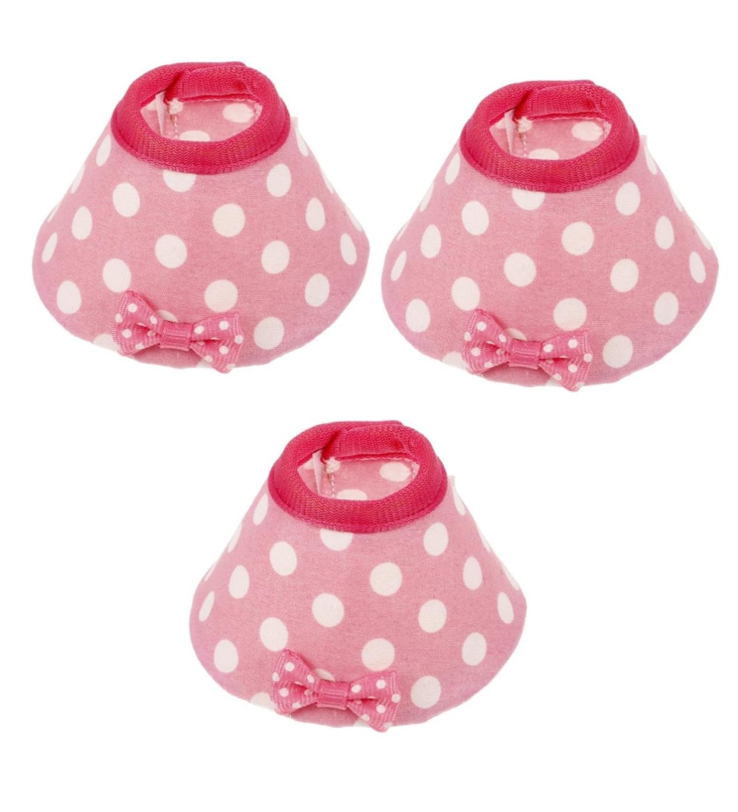 BESPORTBLE 3pcs Parrot Protection Circle Bird Anti-Pecking Cone Parrot Neck Band Xuan Feng Cloth Pink for Birds 17.00X9.00X0.50CMx3pcs Pinkx3pcs - Buy Online on GoSupps.com