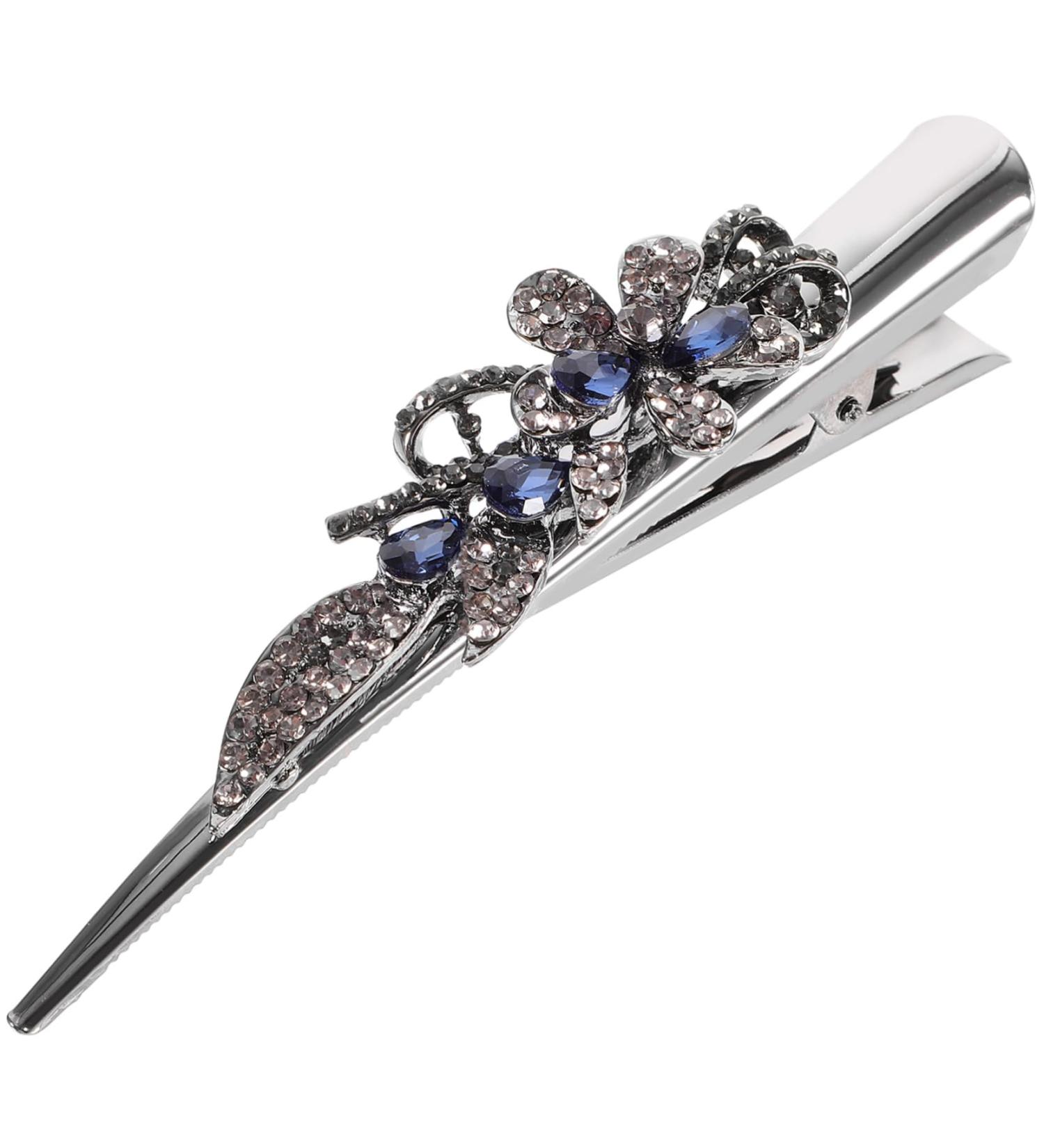 FRCOLOR horn clip rhinestones Cymbidium women hairpin rhinestone hair clips hair clip large big hairpin hair clips for girls decorate Metal hairpin hair jewelry Korean version - Buy Online on GoSupps.com