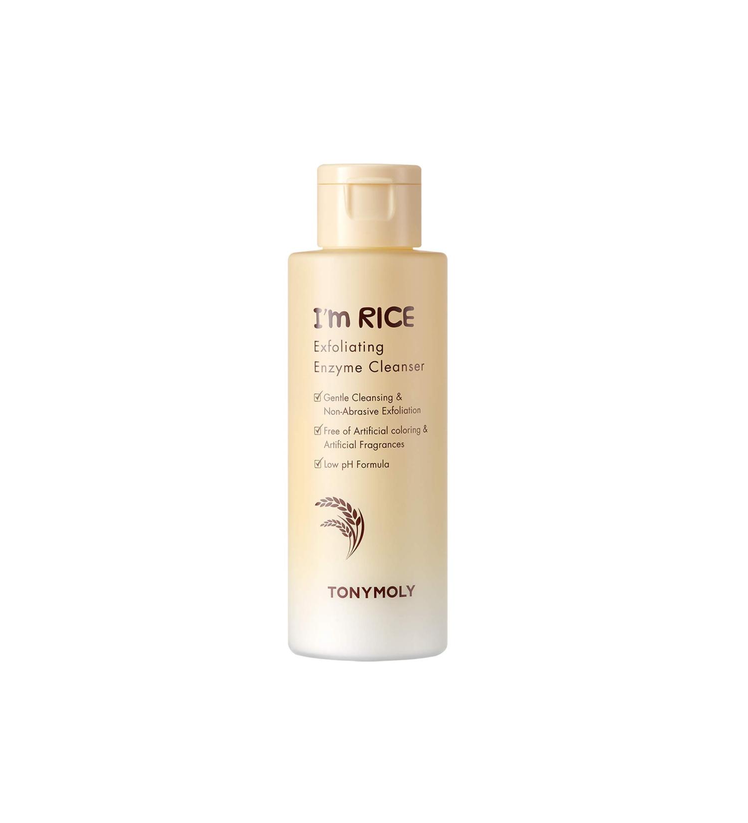 Tony Moly Iâ€™m Rice Exfoliating Enzyme Cleanser 1.76 oz - Gentle & Brightening Facial Scrub - Buy Online on GoSupps.com