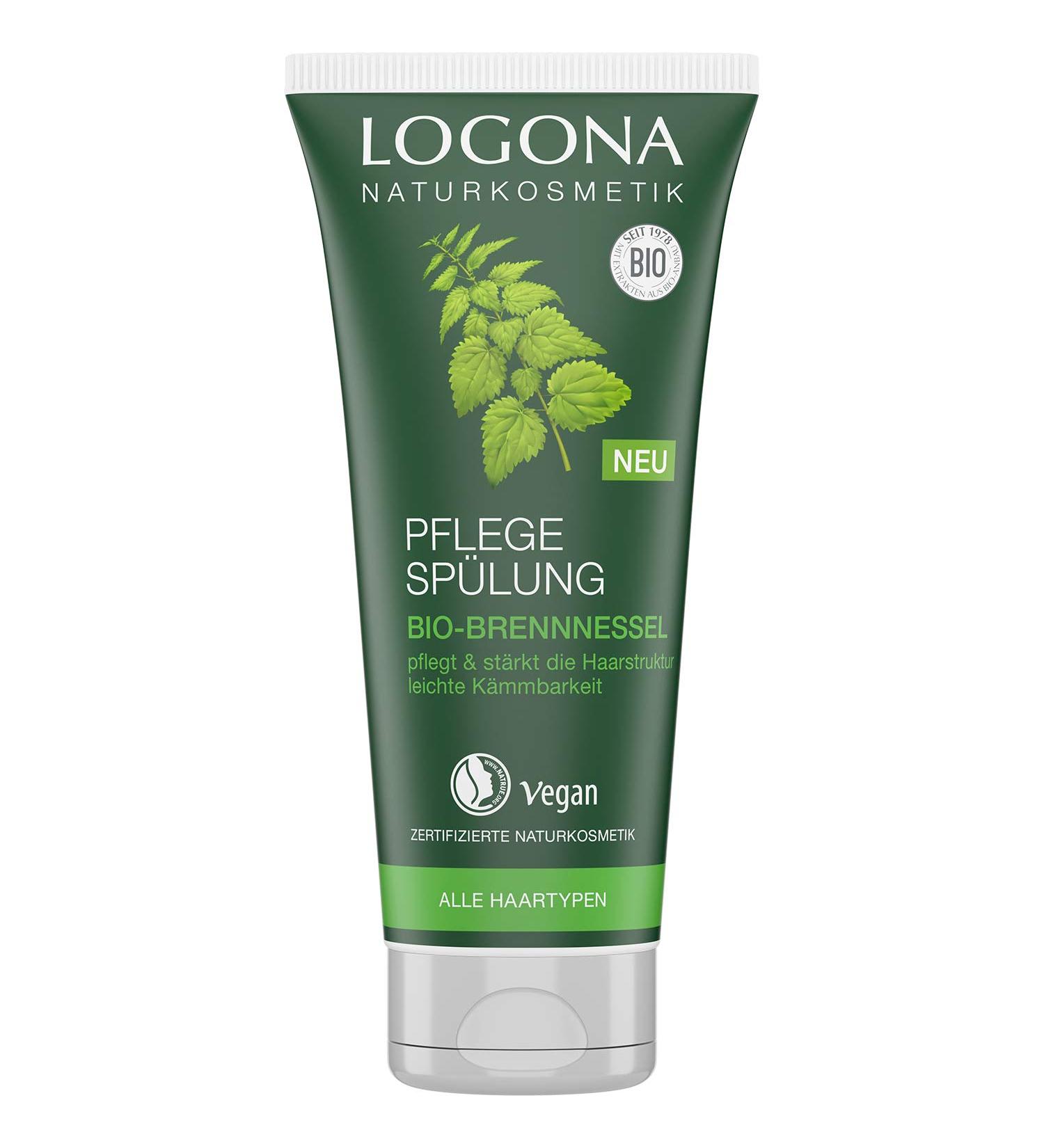 Logona NATURKOSMETICS CARE RIND BIO FORNESSE Conditioner - Vegan Silicone-Free Intensive Care for All Hair Types 200ml - Buy Online on GoSupps.com
