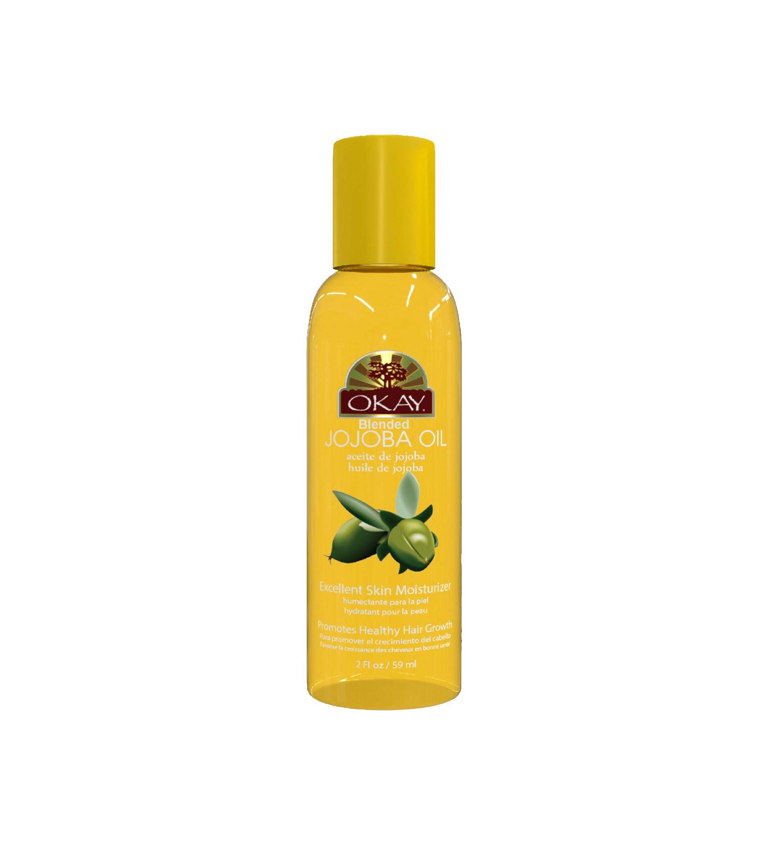 Okay Blended Jojoba Oil For Skin and Hair 2 Ounce