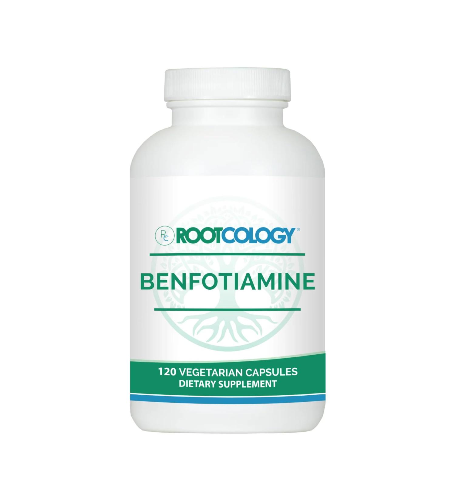 Rootcology by Dr. Izabella Wentz | Benfotiamine | 300mg Benfotiamine Form of Thiamine (Vitamin B1) | 120 Capsules - Buy Online on GoSupps.com