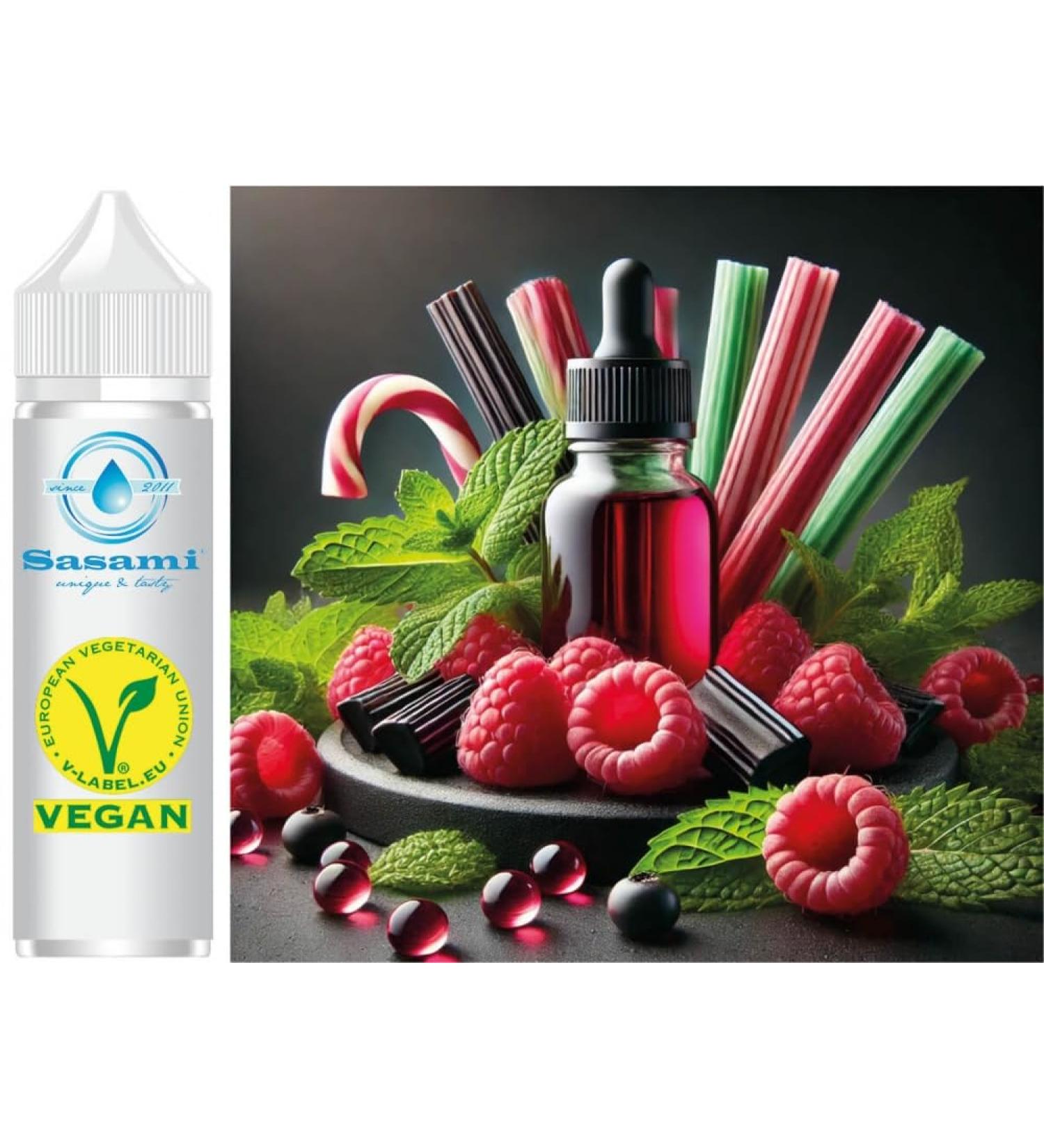 Sasami 10ml Raspberry Licorice Mint Concentrate Vegan Flavor