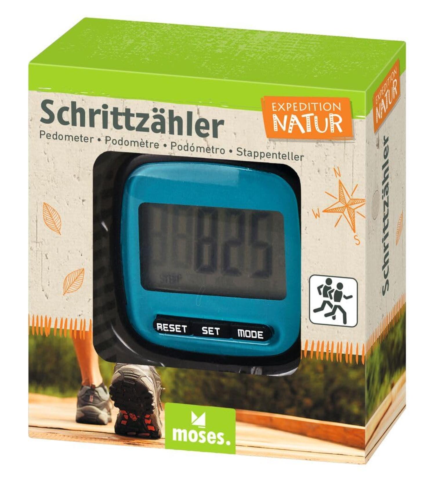 moses. 9733 Pedometer Multi-coloured One Size