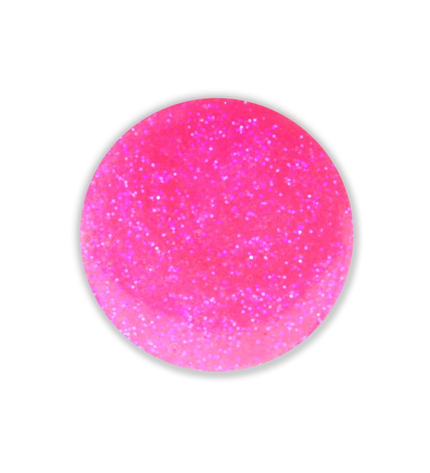 UV Colour Fusion Glitter Gel - pink plum (pink-blau mix) 5ml