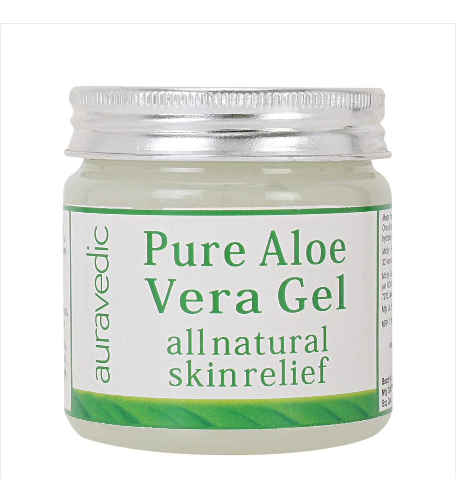 Buy Pure Aloe Vera Gel 7.05 Oz | Organic Moisturizer for Face Hair & Sunburn Relief | All-Natural Skin Hydration & Conditioner - Buy Online on GoSupps.com