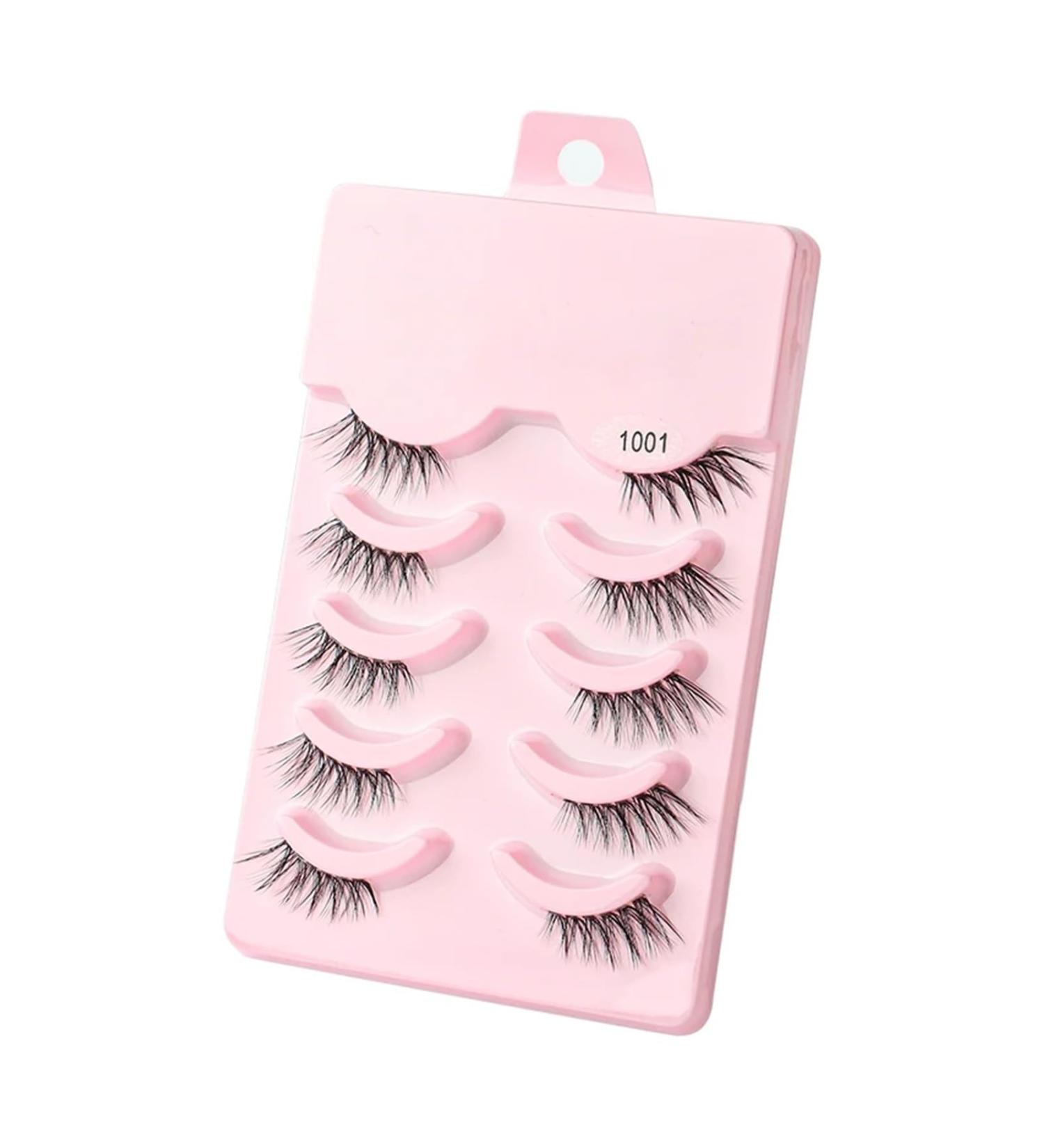 UAMOU Mink Eyelashes Volume False Lashes 3D Mink Natural Long Make Up False Eyelash Faux Cils Cilios Fluffy Fake Eye Lashes Cheerfully (Color : 5 pairs 1001 Size : 20 boxes) - Buy Online on GoSupps.com