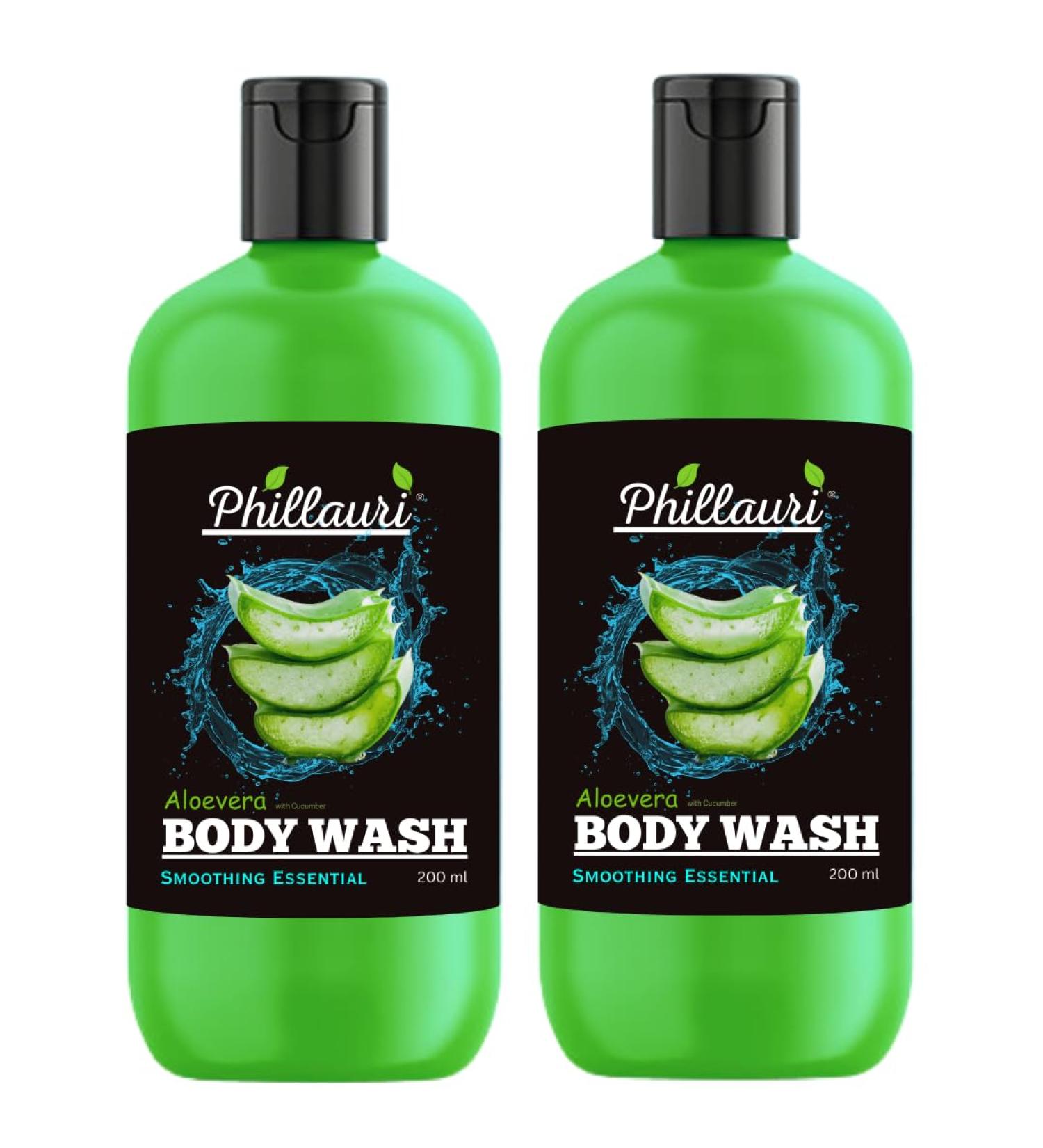 Aloe Vera Body Wash | Moisturizing Shower Gel for Women | 400ml Skin Cleanser | Nourishing Body Wash - Buy Online on GoSupps.com