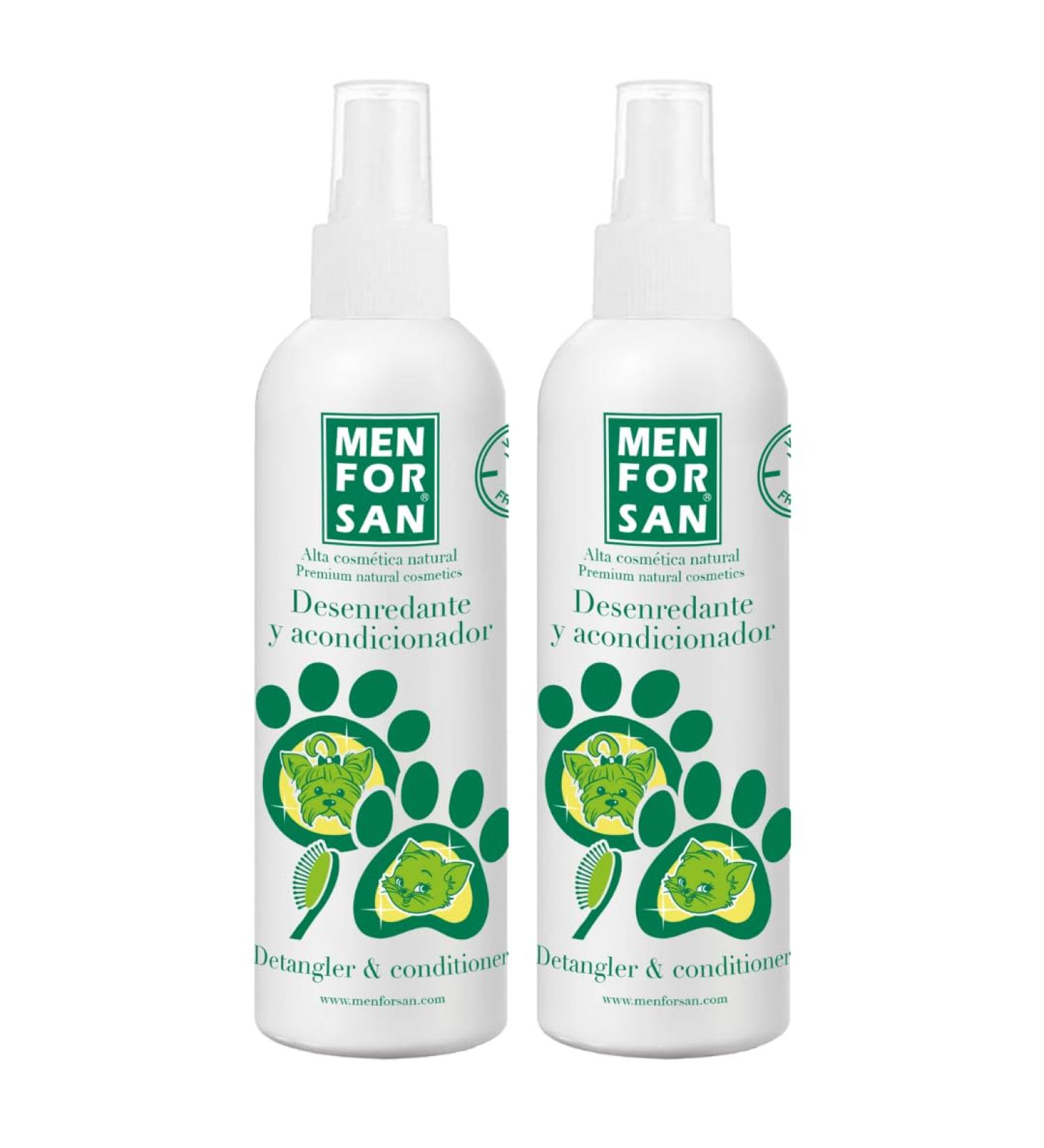 MENFORSAN Detangler & Conditioner for Dogs & Cats - 125ml (Pack of 2) | International Shipping Available - Buy Online on GoSupps.com