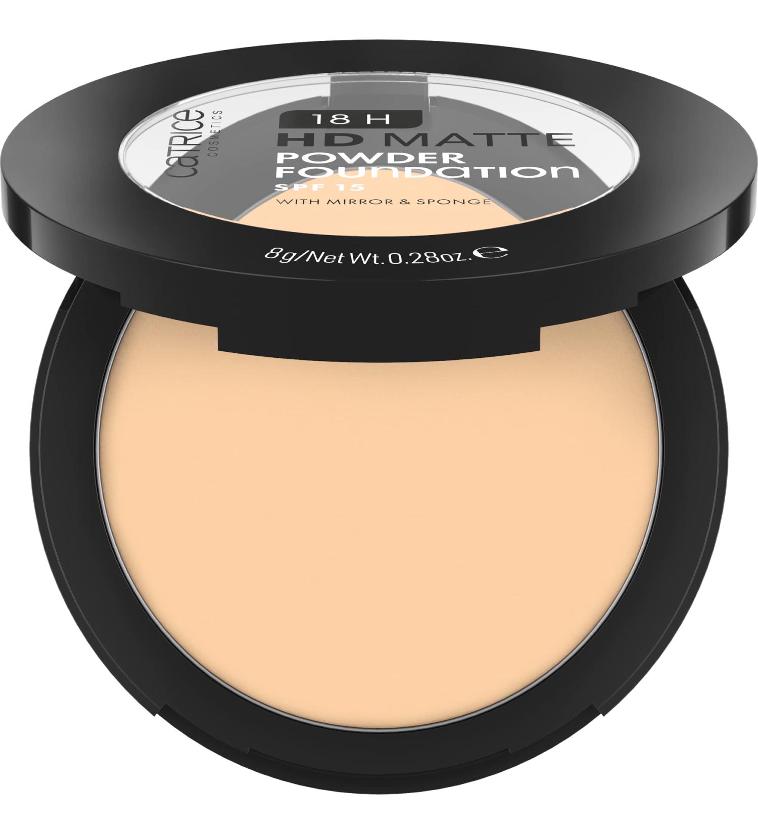 cosnova Catrice 18H HD Matte Powder Foundation longlasting mattifying opaque matte 8g - Buy Online on GoSupps.com