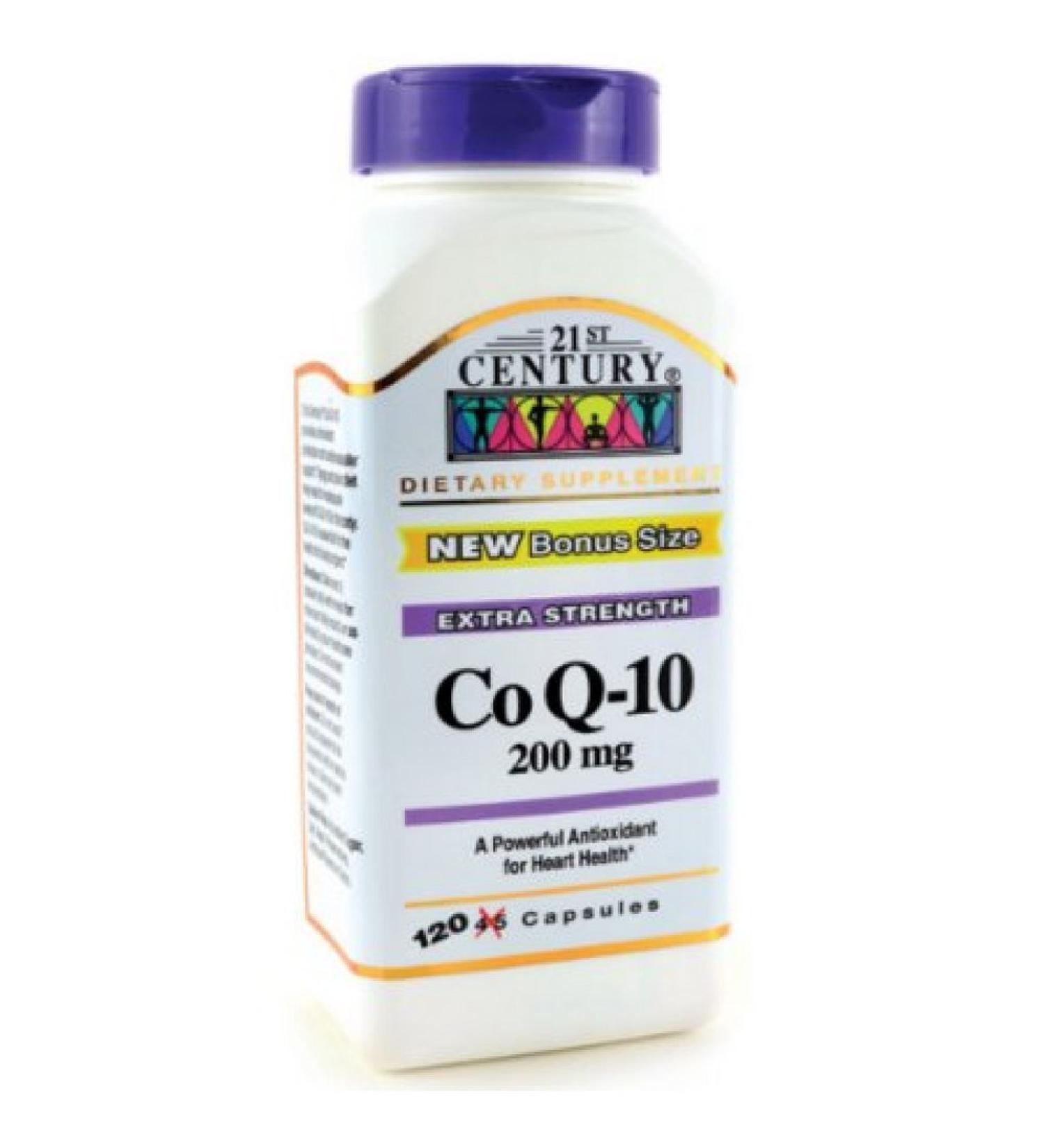 21st Century CoQ10 200 mg Capsules 120 ea (Pack of 11)