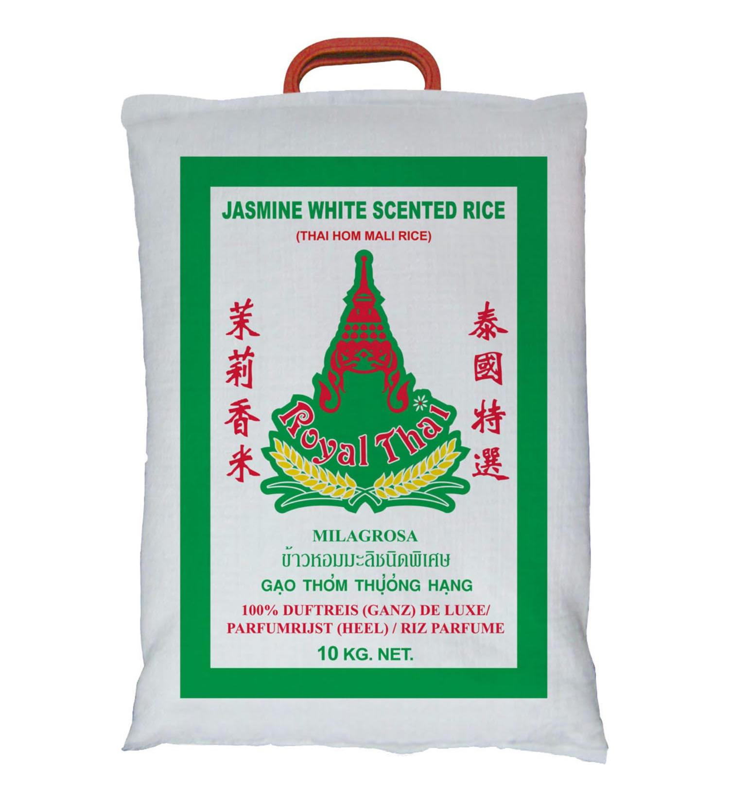Buy Royal Thai Long Grain Jasmine Fragrant Rice - 10 KG | Premium Quality International Shipping - Buy Online on GoSupps.com