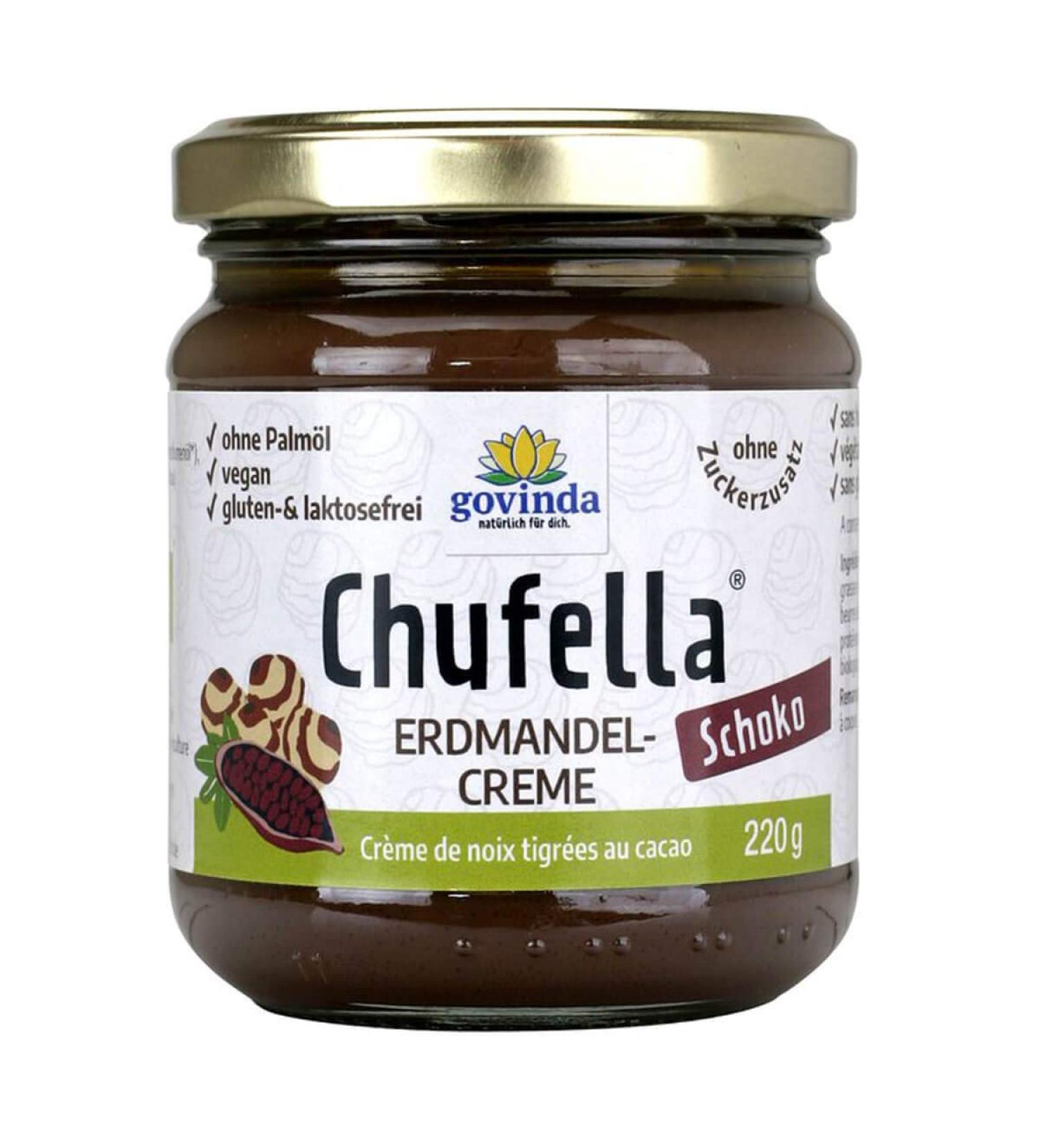 Govinda Organic Chufella Cocoa Cream (6 x 220 gr) 220 g (pack of 6)