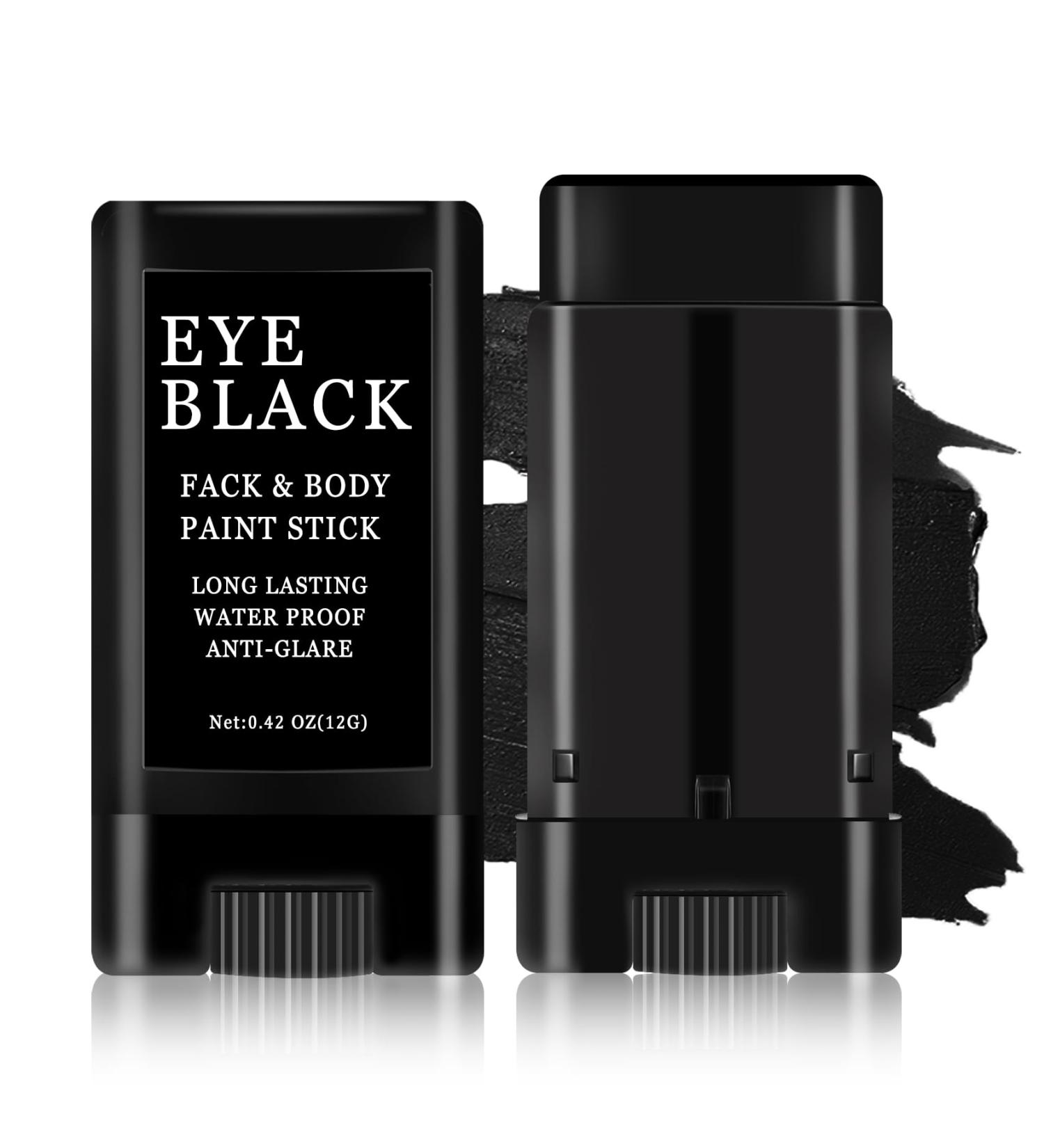 High Pigment Eye Black Stick for Sports | Football Baseball Softball - Body & Face Makeup for Halloween & Cosplay - Buy Online on GoSupps.com