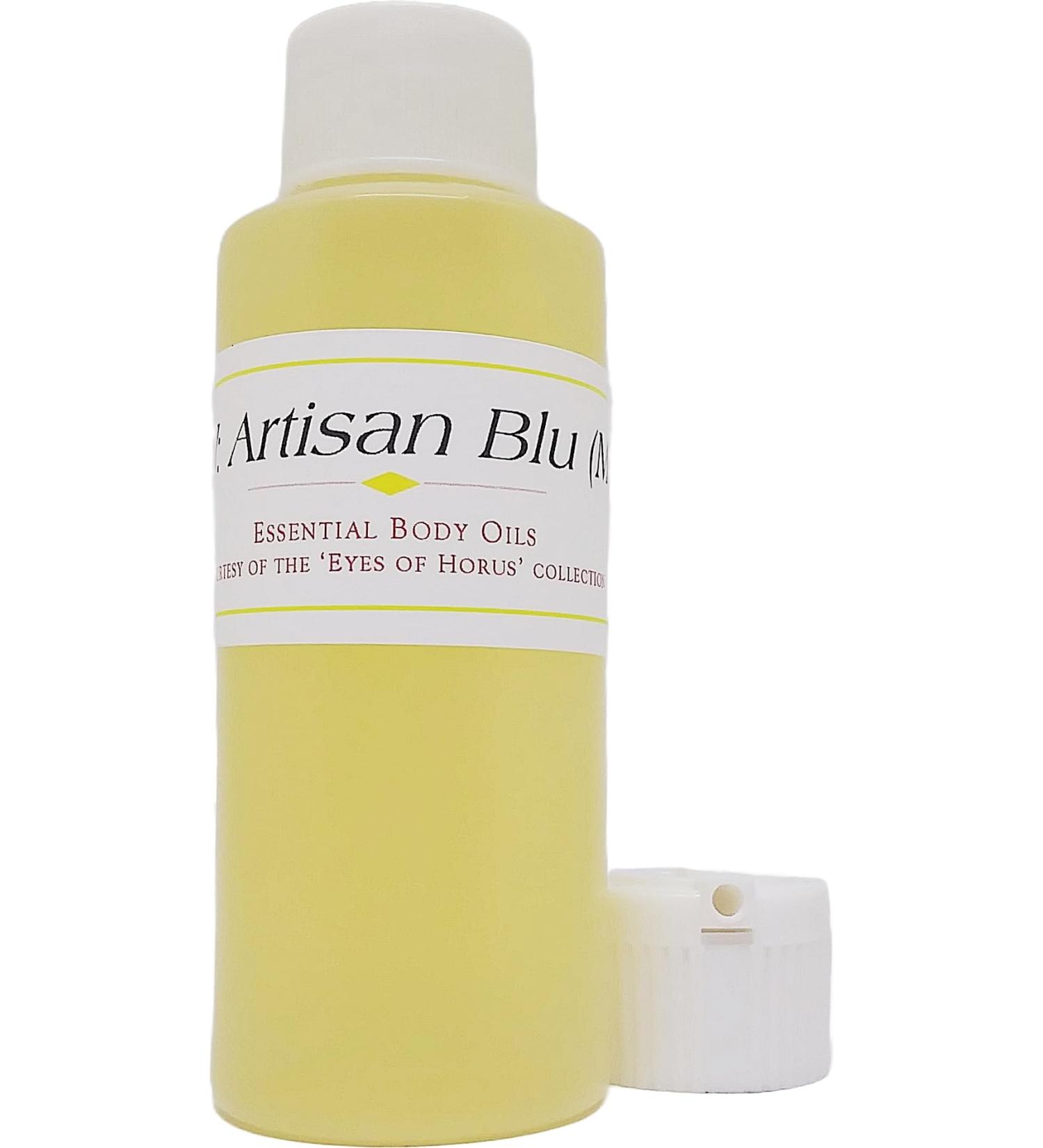 John Valvetoss: Artisan Blu - Type For Men Scented Body Oil Fragrance Flip Cap - Light Gold - 2 oz. - ID#32632 2 Fl Oz (Pack of 1)