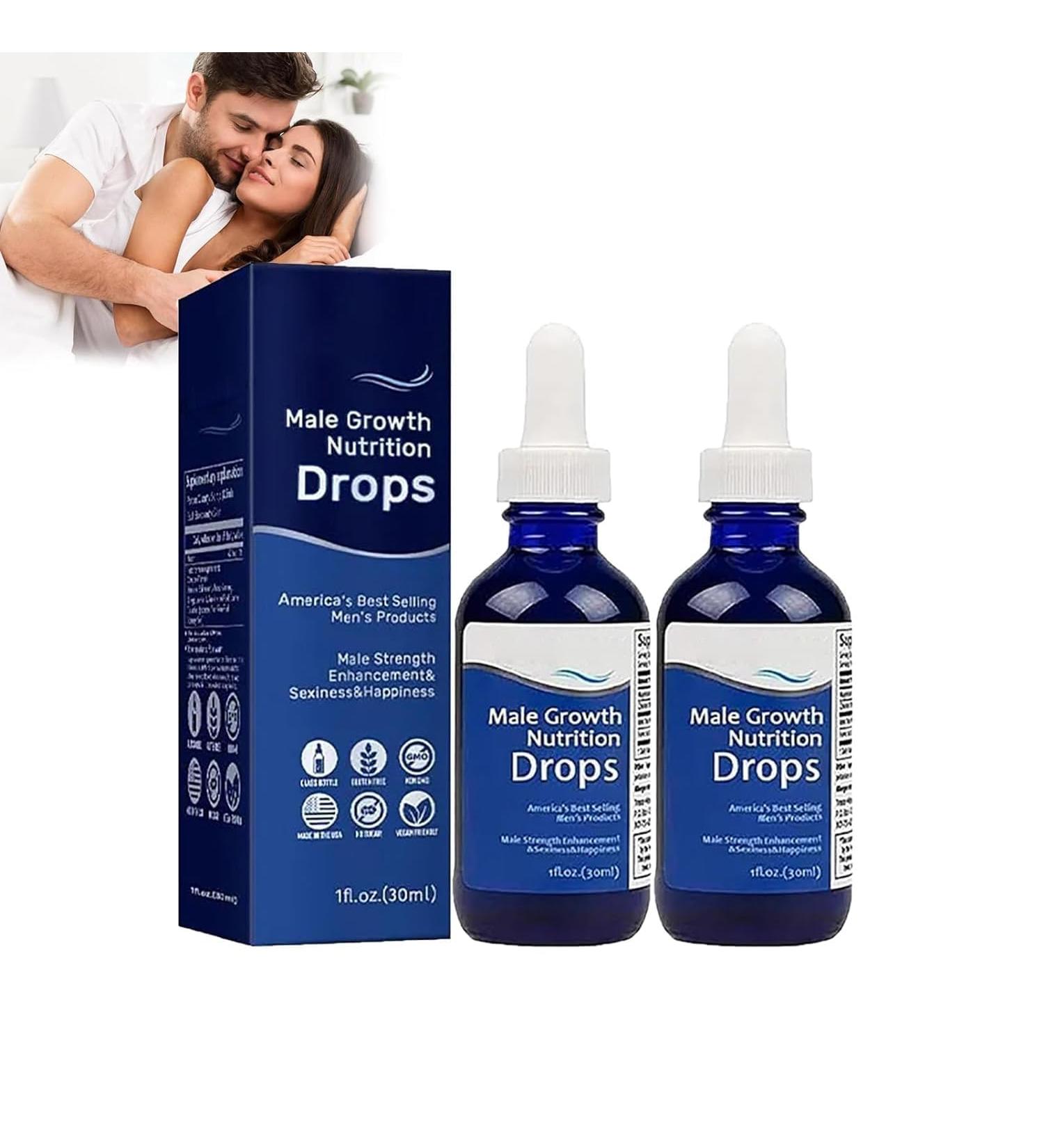 CHICKABOO Male Growth Nutrition Drops Blue Direction Benefit Drops for Men Blue Direction Drops for Men Labs Complex Men's Drops Mens Drops (2pcs) - Buy Online on GoSupps.com