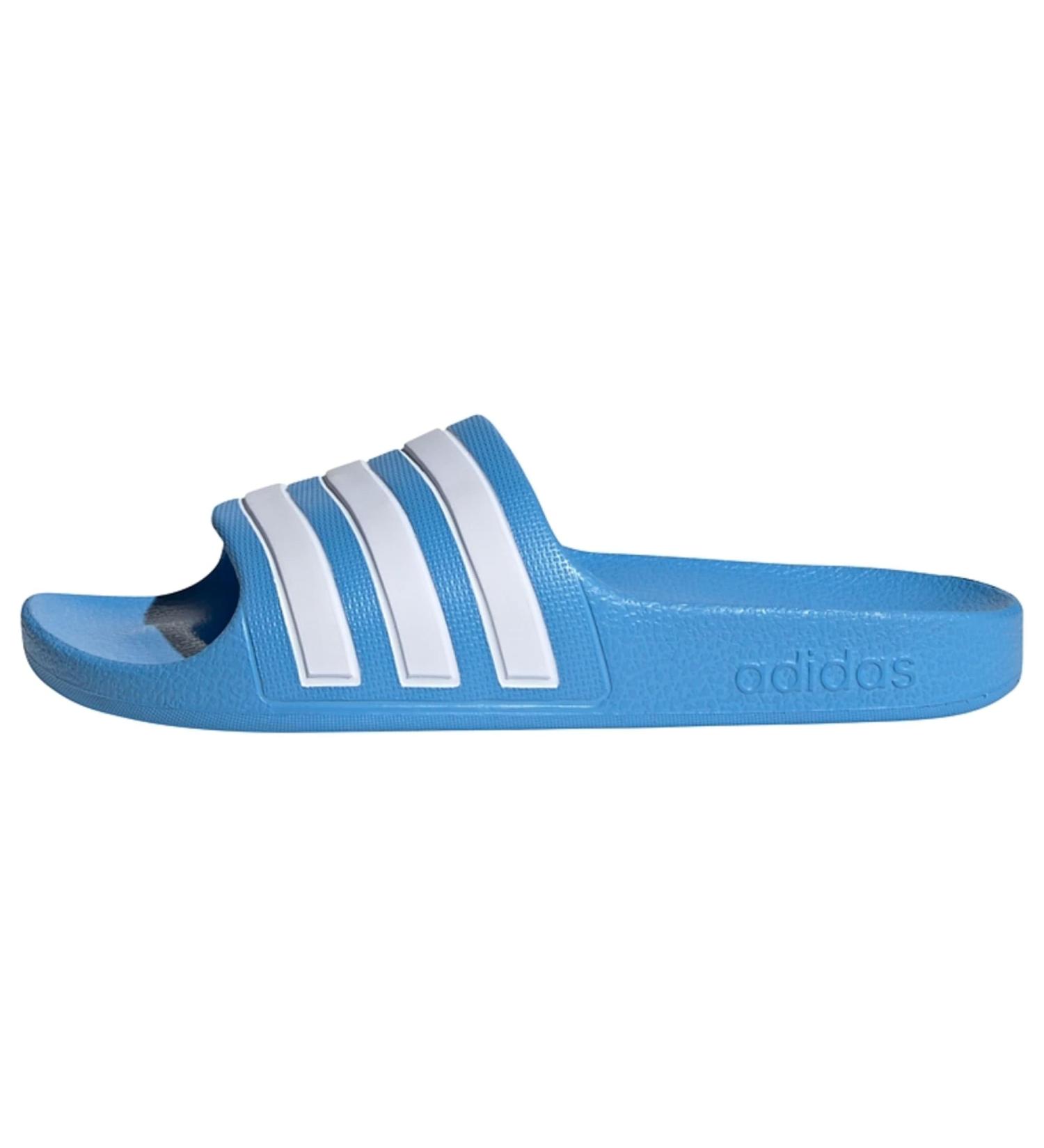 Buy adidas Unisex Kids Adilette Aqua Slides 35 EU - Core Black Grey Six | International Shipping Available - Buy Online on GoSupps.com