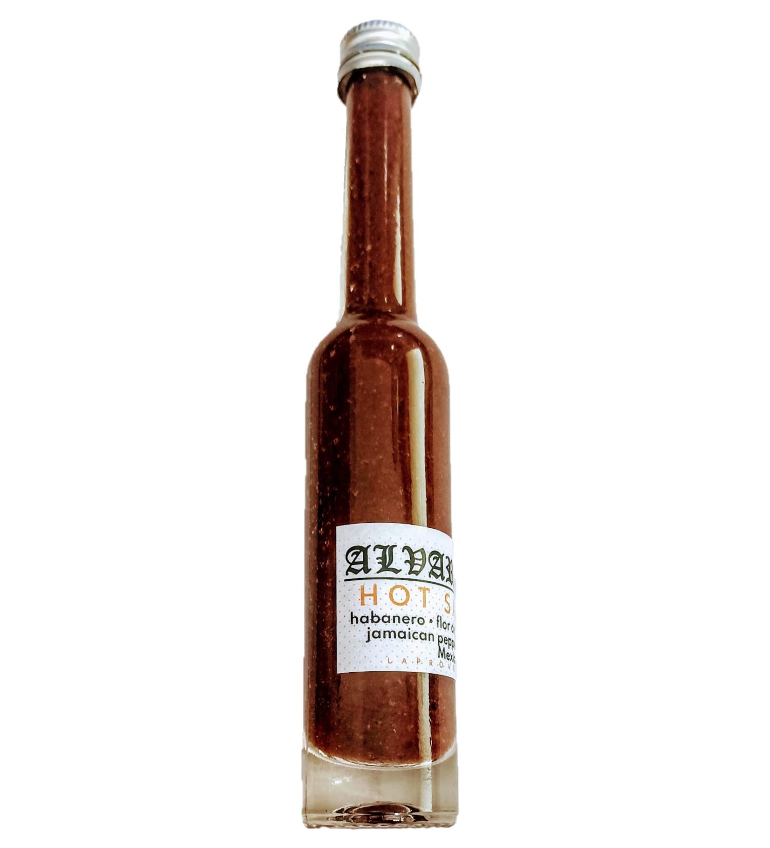 Laprovecom ALVARADO hot sauce from the south of Mexico Habanero flor de sal Guajillo Jamaican pepper Vinagre 40 ml - Buy Online on GoSupps.com