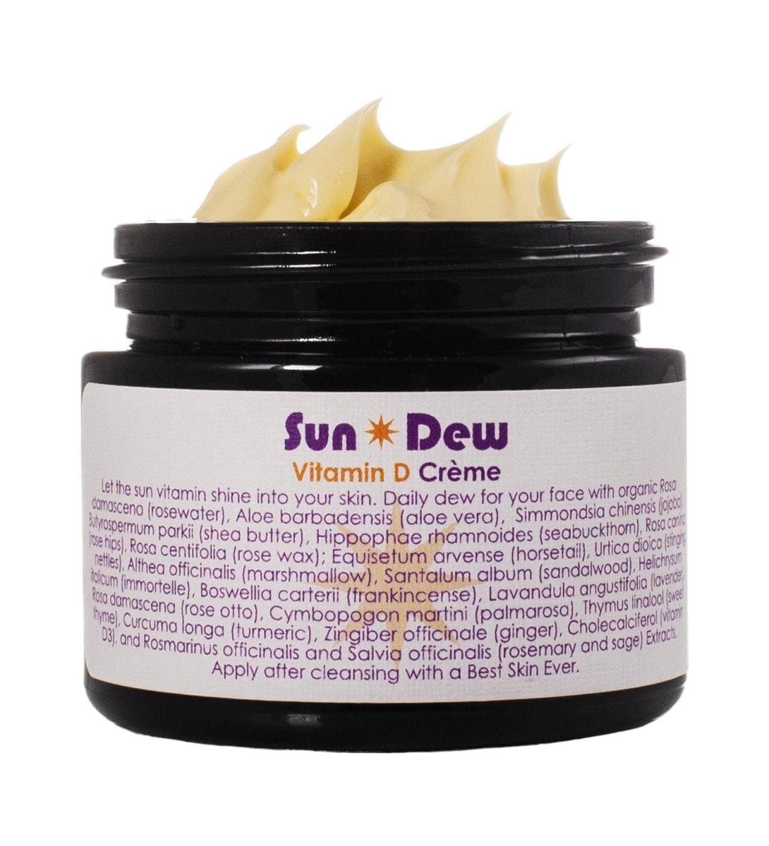 Living Libations Organic Sun Dew Transdermal Vitamin D Cr me | Natural Wildcrafted Vegan Clean Beauty (0.17 oz | 5 mL) - Buy Online on GoSupps.com
