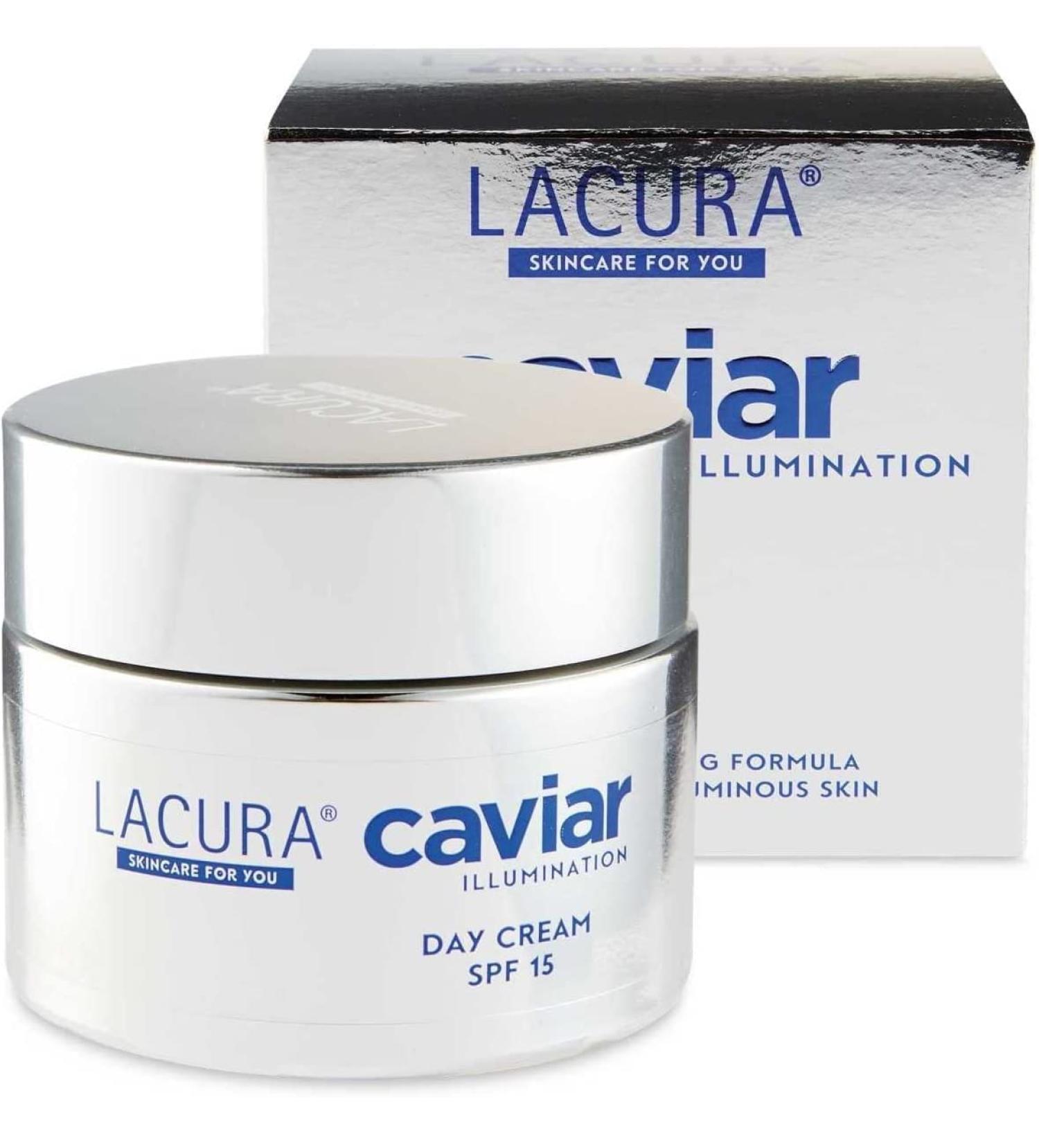 Lacura Caviar Illumination Day Cream SPF 15 & Caviar Rich Night Moisturiser (50ml) - Premium Skincare by Caviar Facecare - International Shipping Available - Buy Online on GoSupps.com