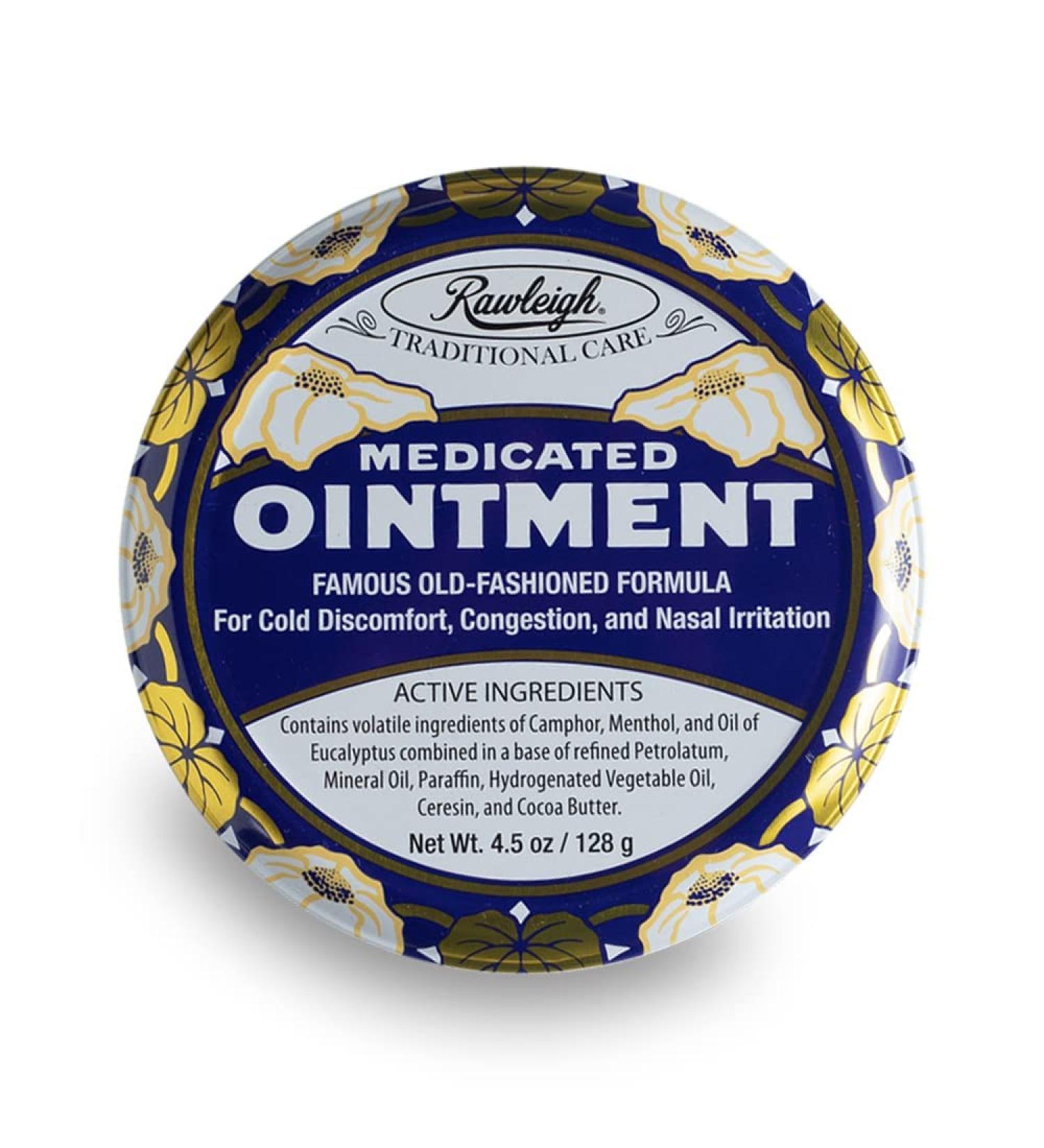 Rawleigh Medicated Ointment 4.5 Oz - Chest Rub for Congestion Relief, Cold & Flu, Headache, and Minor Aches - Buy Online on GoSupps.com