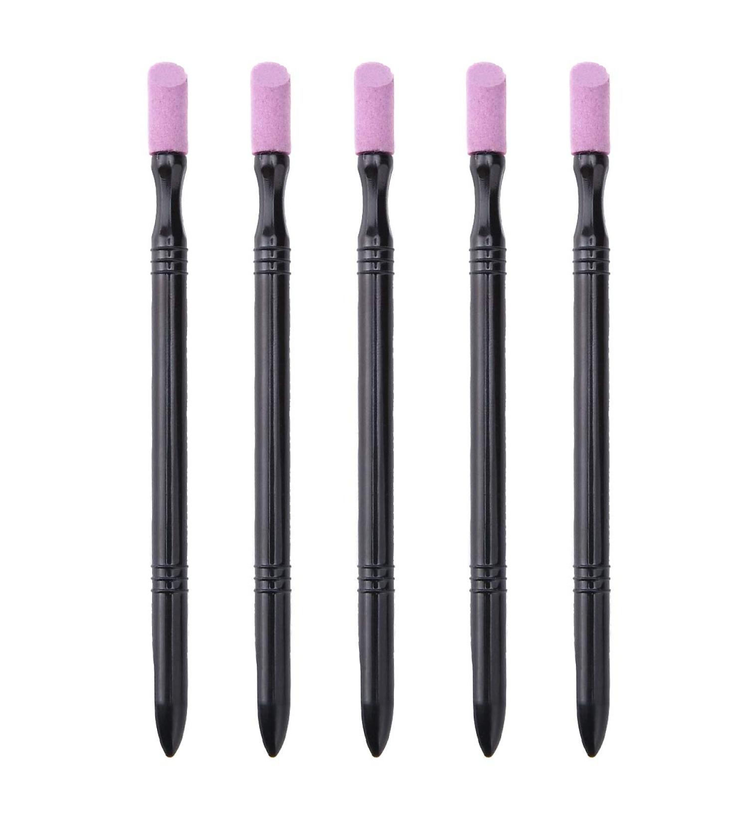 5PCS Quartz Scrubs Nail Cuticle Pusher Stick Set for Manicure Care - Buy Online on GoSupps.com