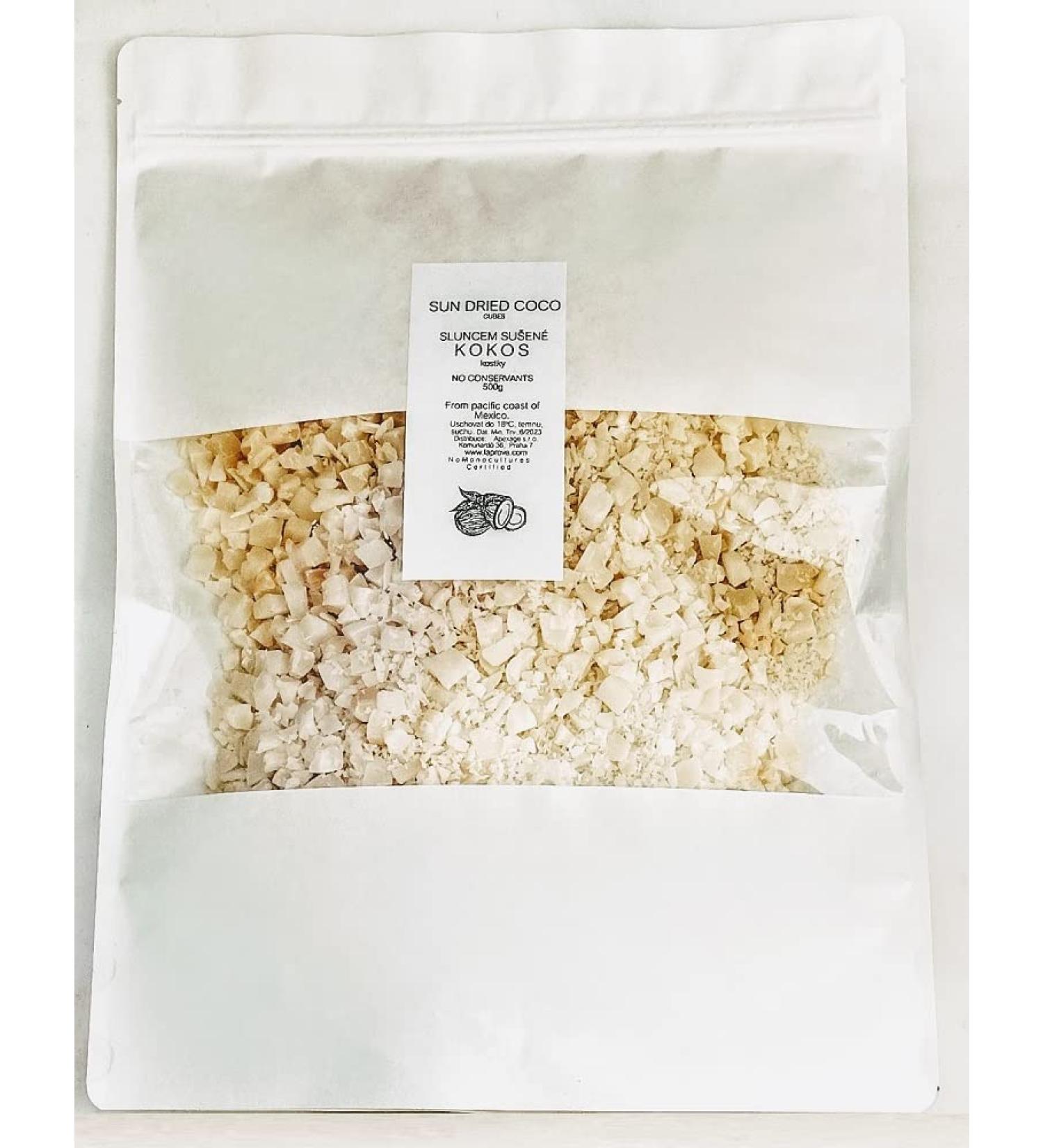 Tooludic Sundried coconutcopra cube from Pacific Mexico 500 g