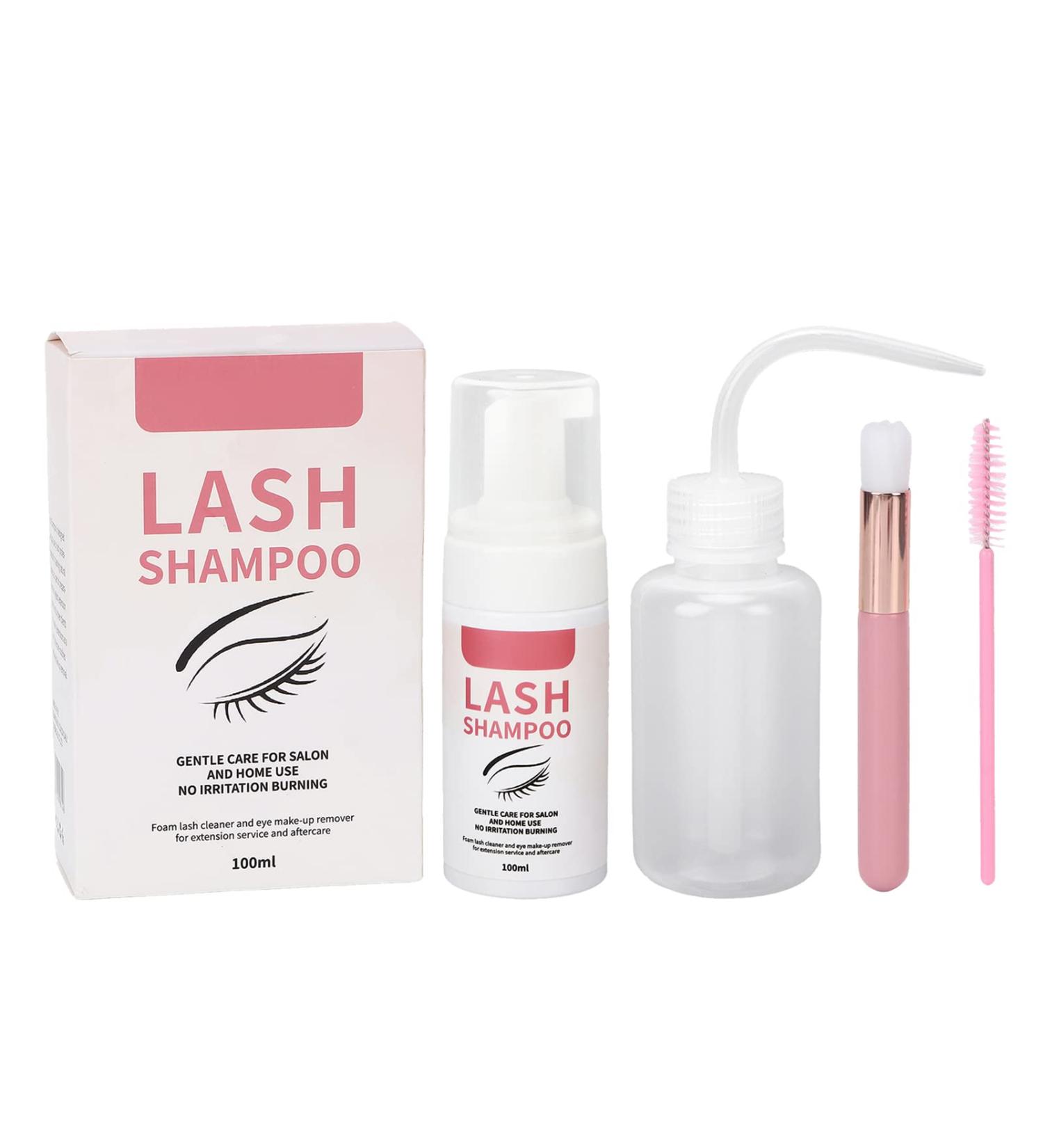 100 ml Eyelash Cleaner - Moisturizing Foam Shampoo & Makeup Remover for Eyelash Extensions - Buy Online on GoSupps.com