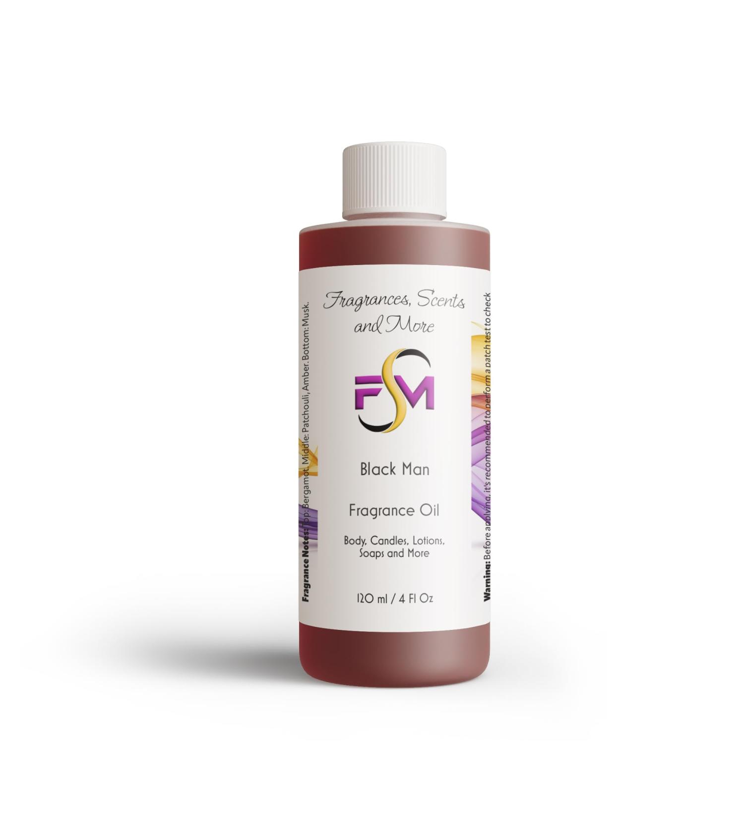 Black Man Fragrance Oil - 4 Fl Oz Plastic Bottle (120ml) 4 Fl Oz (Pack of 1) - Buy Online on GoSupps.com