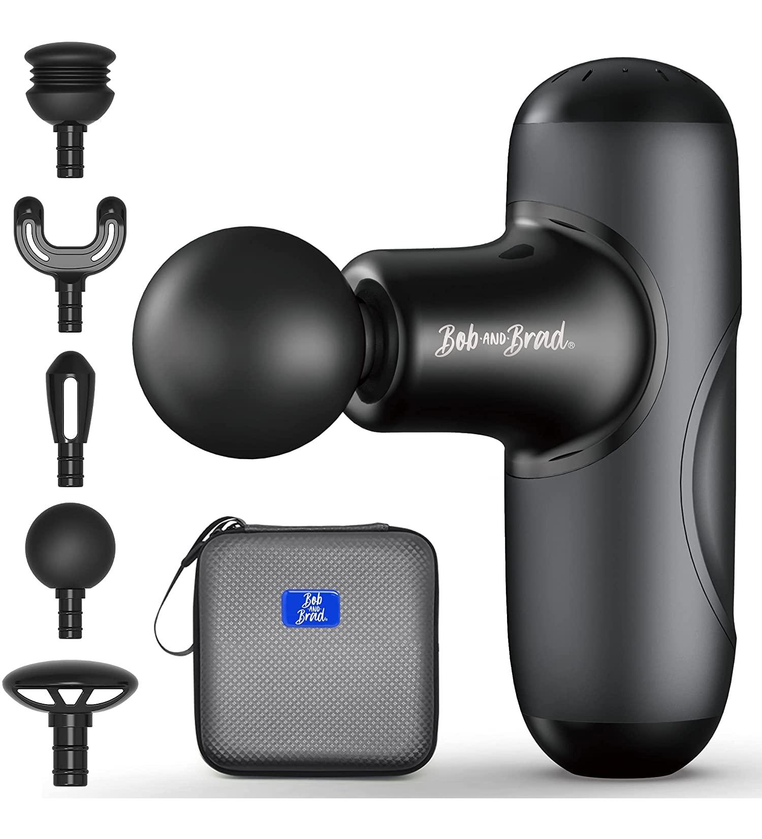 BOB AND BRAD Q2 Mini Massage Gun: Portable Pocket-Sized Percussion Massager with Carry Case - Buy Online on GoSupps.com