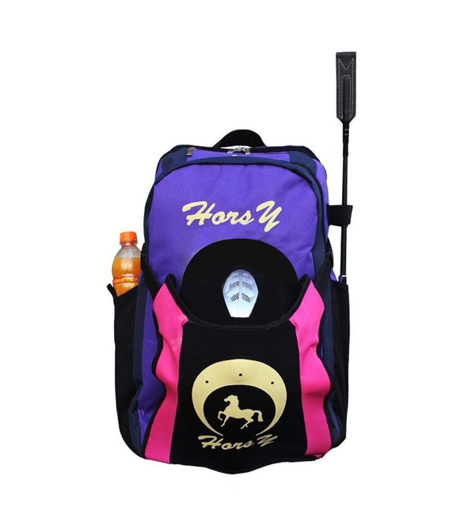 UNISTRENGH Professional Purple Horse Riding Boot & Helmet Backpack for Child - Buy Online on GoSupps.com