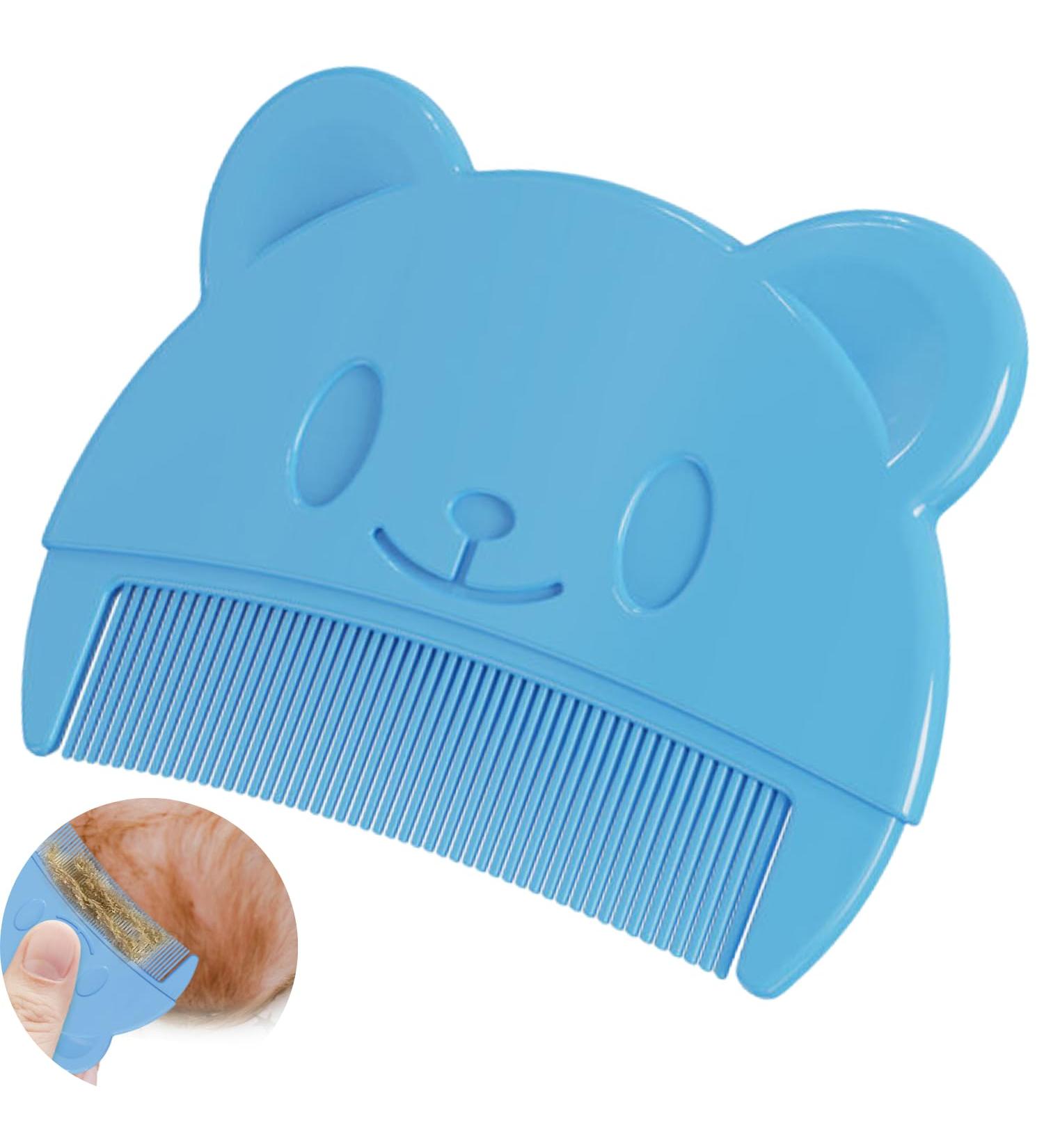 Soft Baby Comb for Milk Scab | Newborn Hair Brush with Gentle Teeth - Blue (1 Piece) | Perfect for Baby's Sensitive Scalp - Buy Online on GoSupps.com