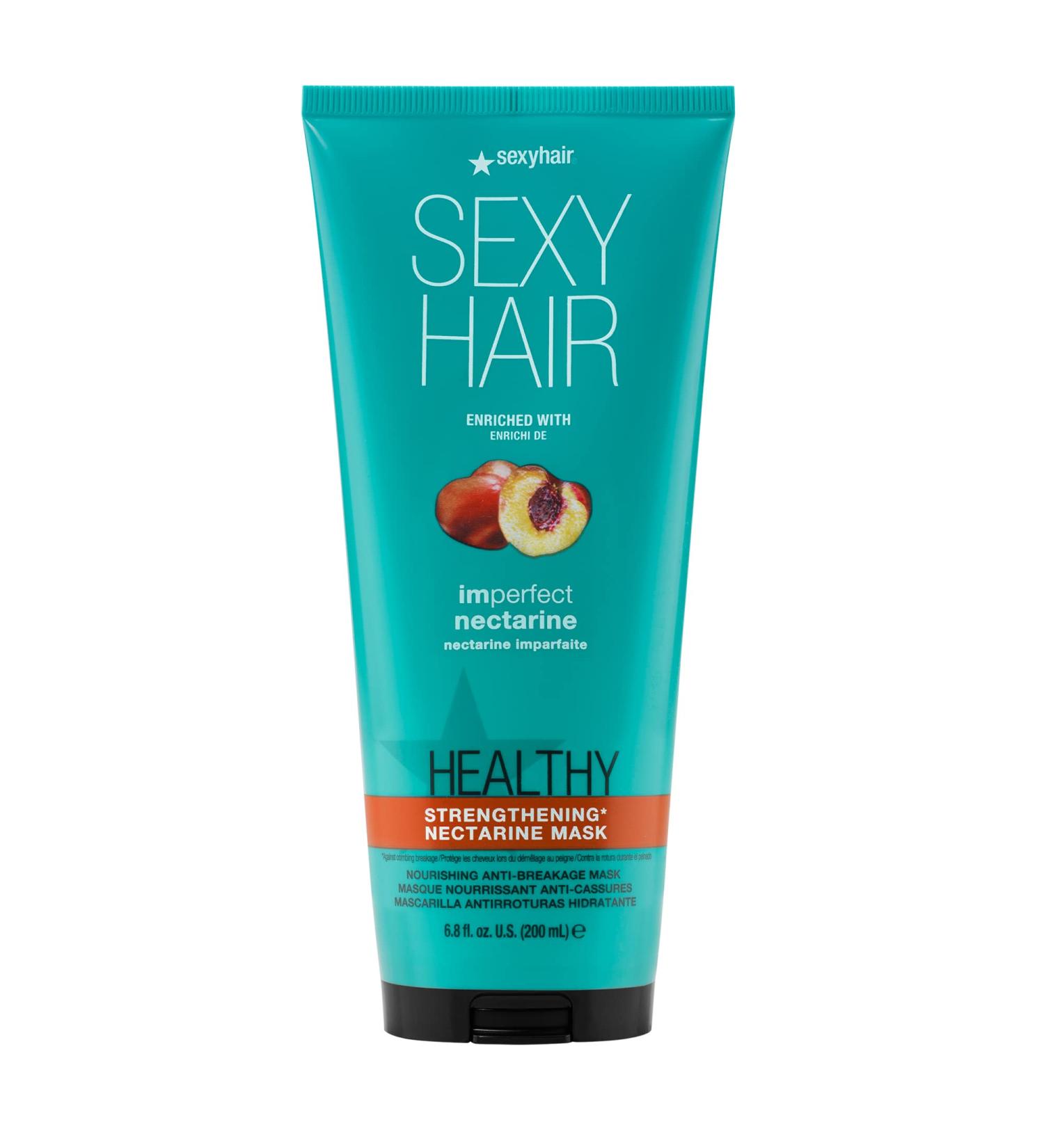 SEXYHAIR Healthy Imperfect Fruit Strengthening Mask | Anti-Breakage Treatment for Fine to Medium Hair | 6.8 oz Nectarine - Shop Internationally - Buy Online on GoSupps.com