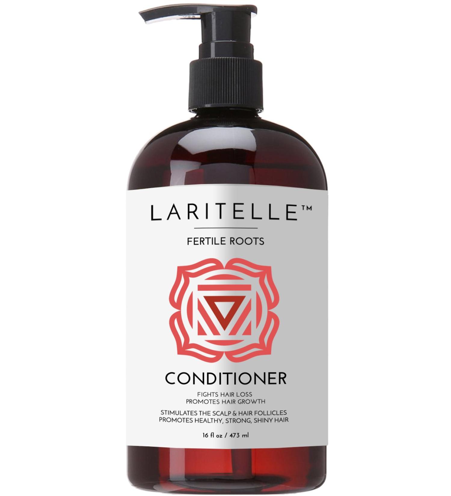 Laritelle Organic Hair Growth Conditioner Fertile Roots 16 oz with Organic Ginger Rosemary & Clove | Stimulates Scalp Strengthens Follicles Softens & Restores Shine | Vegan Sulfate-Free. USA Made - Buy Online on GoSupps.com