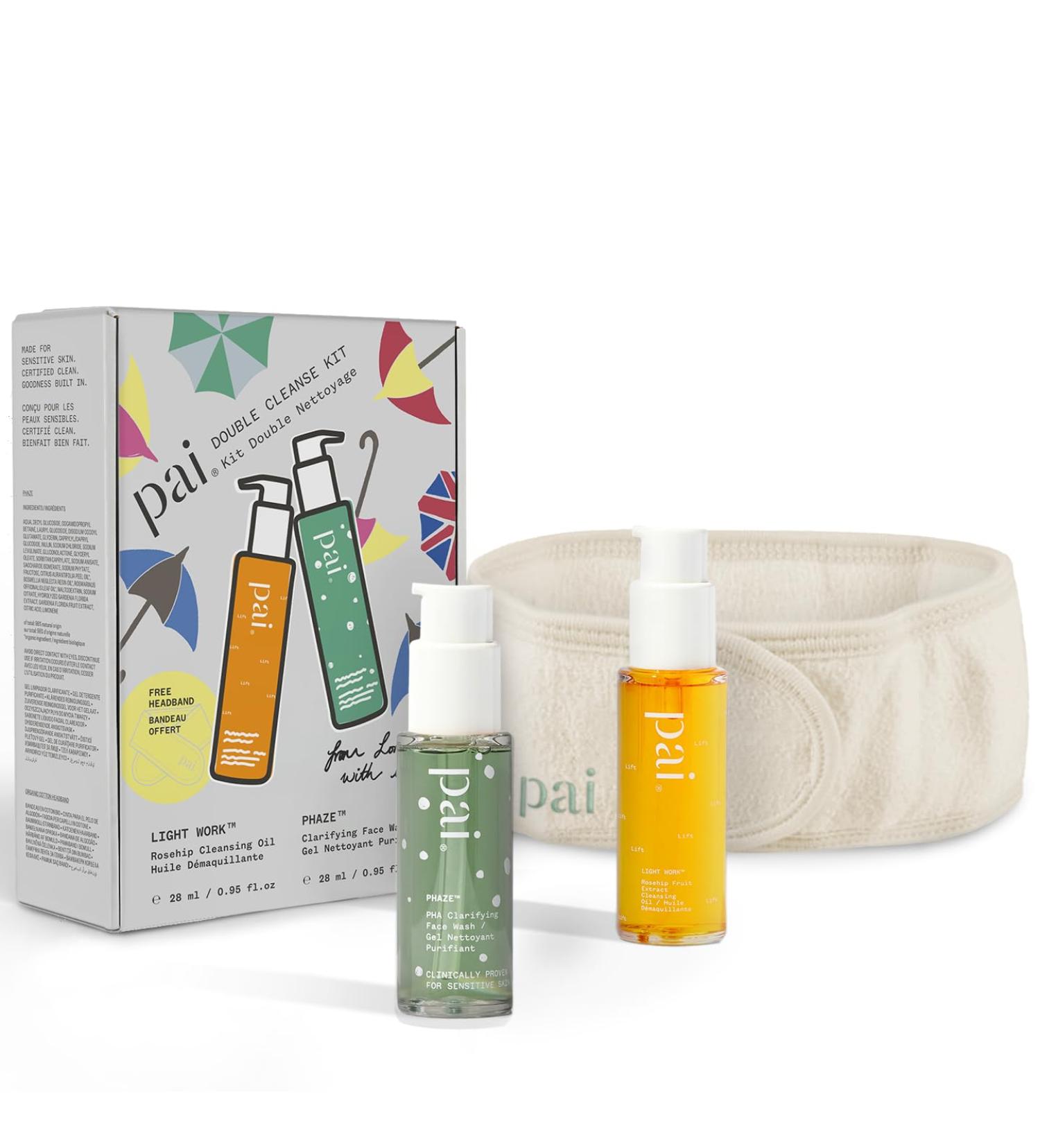 Pai Skincare London | Double Cleanse Beauty Gift Set | Organic Face Wash & Makeup Remover for Sensitive Skin | Made in London - Buy Online on GoSupps.com