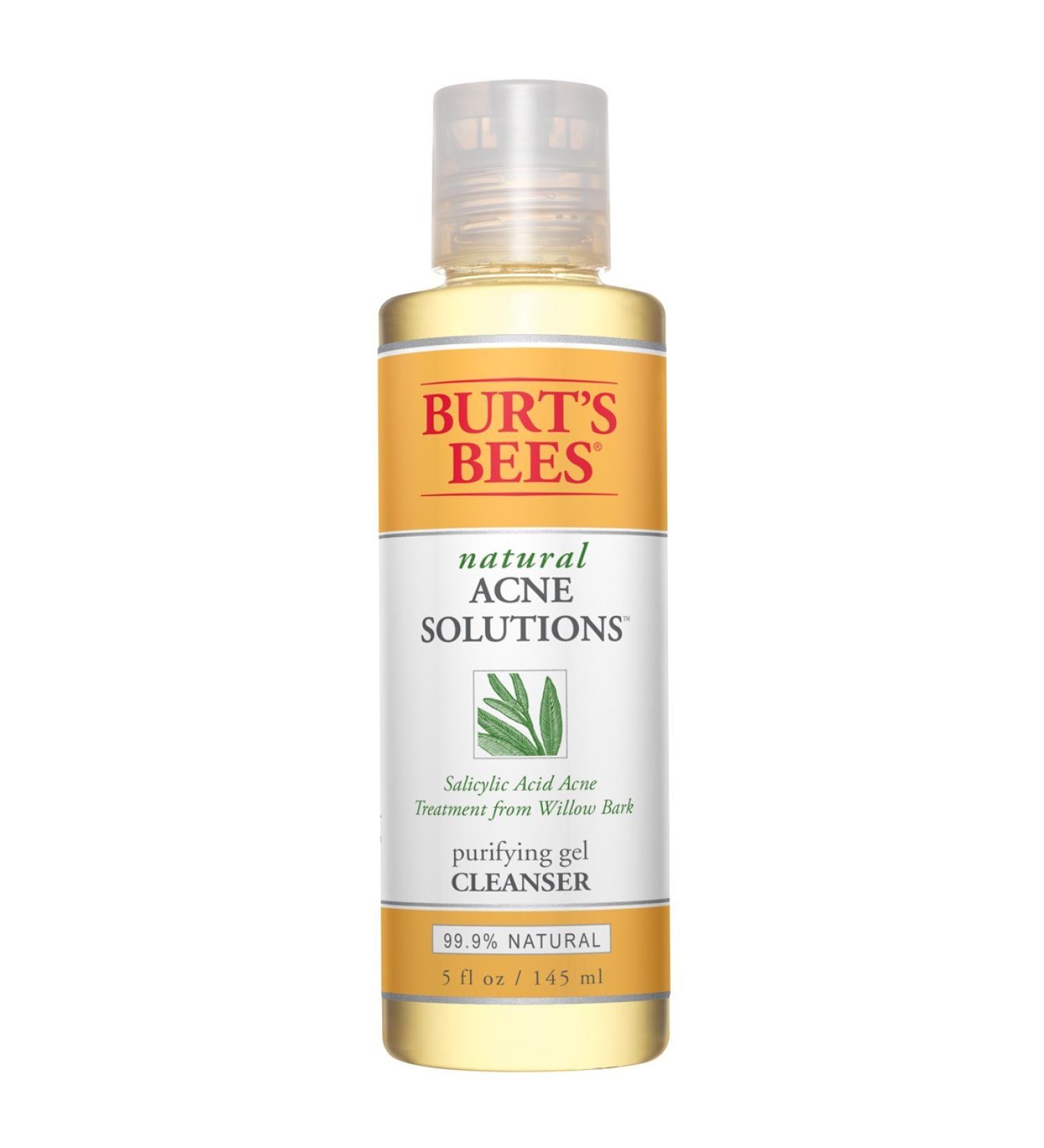 Burt's Bees Natural Acne Solutions Purifying Gel Cleanser Face Wash 5 Oz (Pack of 3) - For Oily Skin - Buy Online on GoSupps.com
