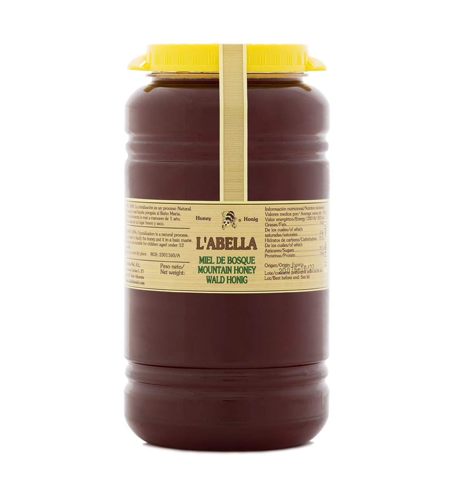 L'Abella Honey - 100% natural wild honey | Pure honey - Hand harvested in Spain - Gluten-free - 3000g - Buy Online on GoSupps.com