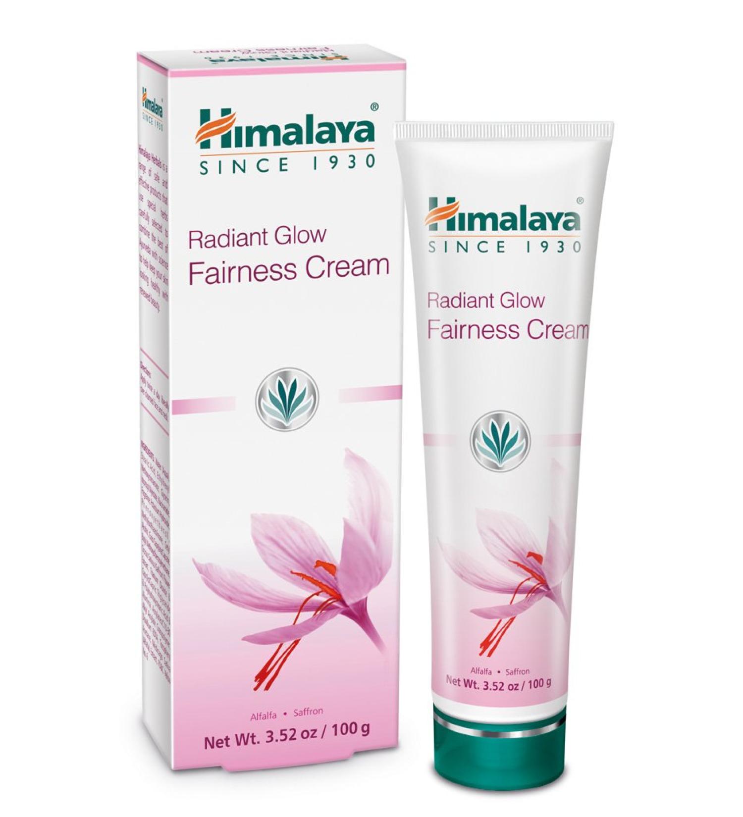 Himalaya Radiant Glow Fairness Cream 100g | Natural Skin Brightening Formula - Buy Online on GoSupps.com