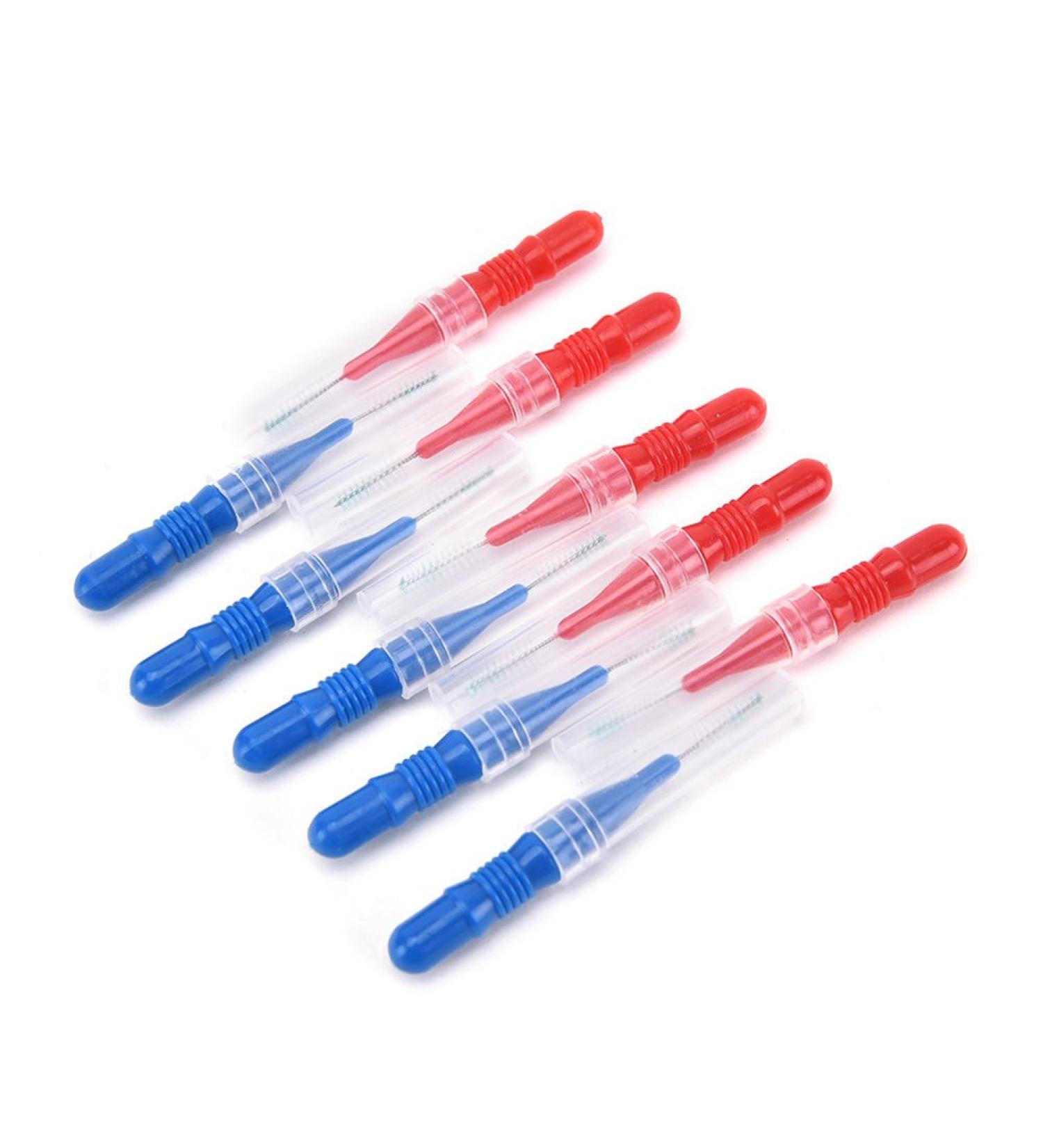Interdental Brush 50 Count - Oral Dental Hygiene Cleaners for Tooth Flossing & Cleaning - Buy Online on GoSupps.com