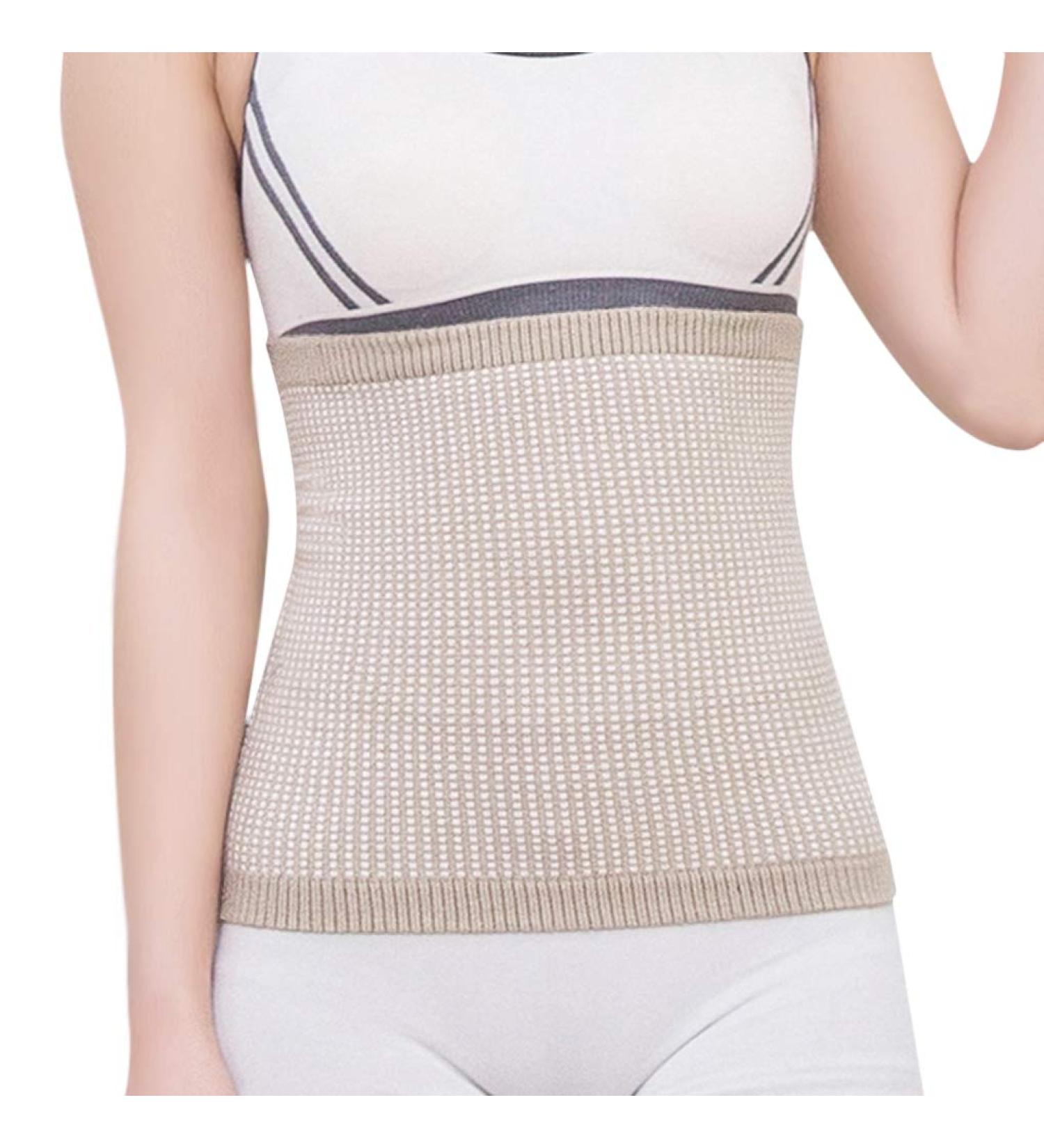 Unisex Warm Cashmere Waistband Abdominal Protector - Soft Kidney Binder for Men & Women Relieves Back Pain & Supports Waist - Stretchy Camel XL - Buy Online on GoSupps.com