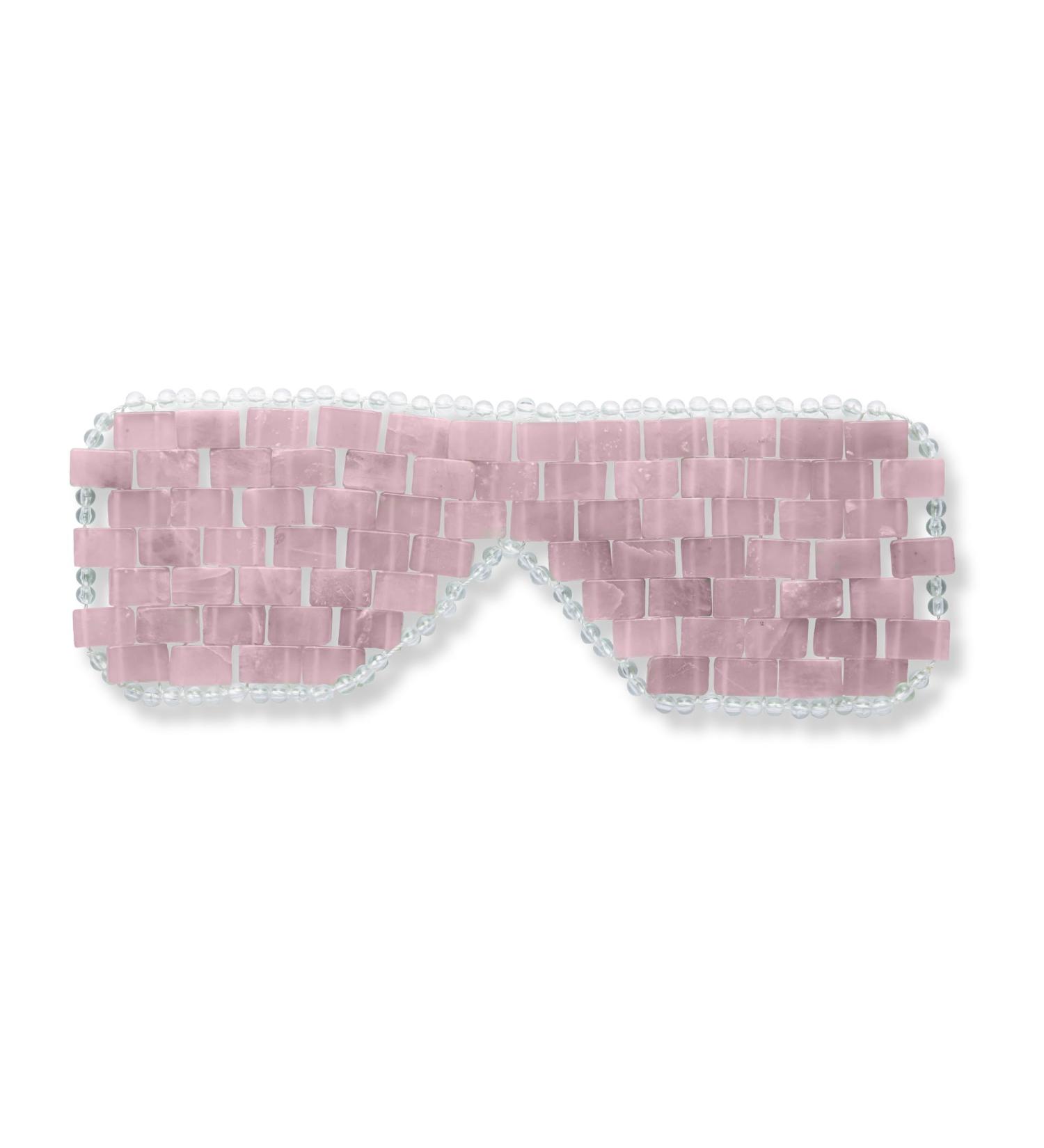 Alana Mitchell Rose Quartz Eye Mask | Weighted Anti-Aging Mask for Wrinkles & Puffiness Relief | Hot & Cold Therapy for Headaches & Irritation - Buy Online on GoSupps.com