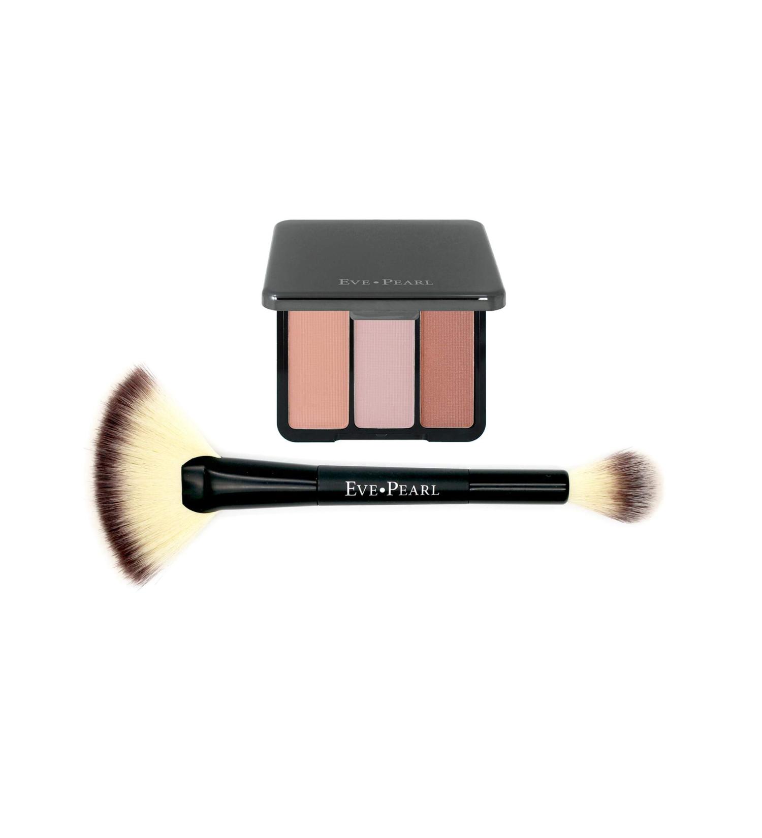 EVE PEARL Blush Trio Palette - Long Lasting Makeup & Hypoallergenic Brush Set for Flawless Sweet Cheeks | International Shipping Available - Buy Online on GoSupps.com