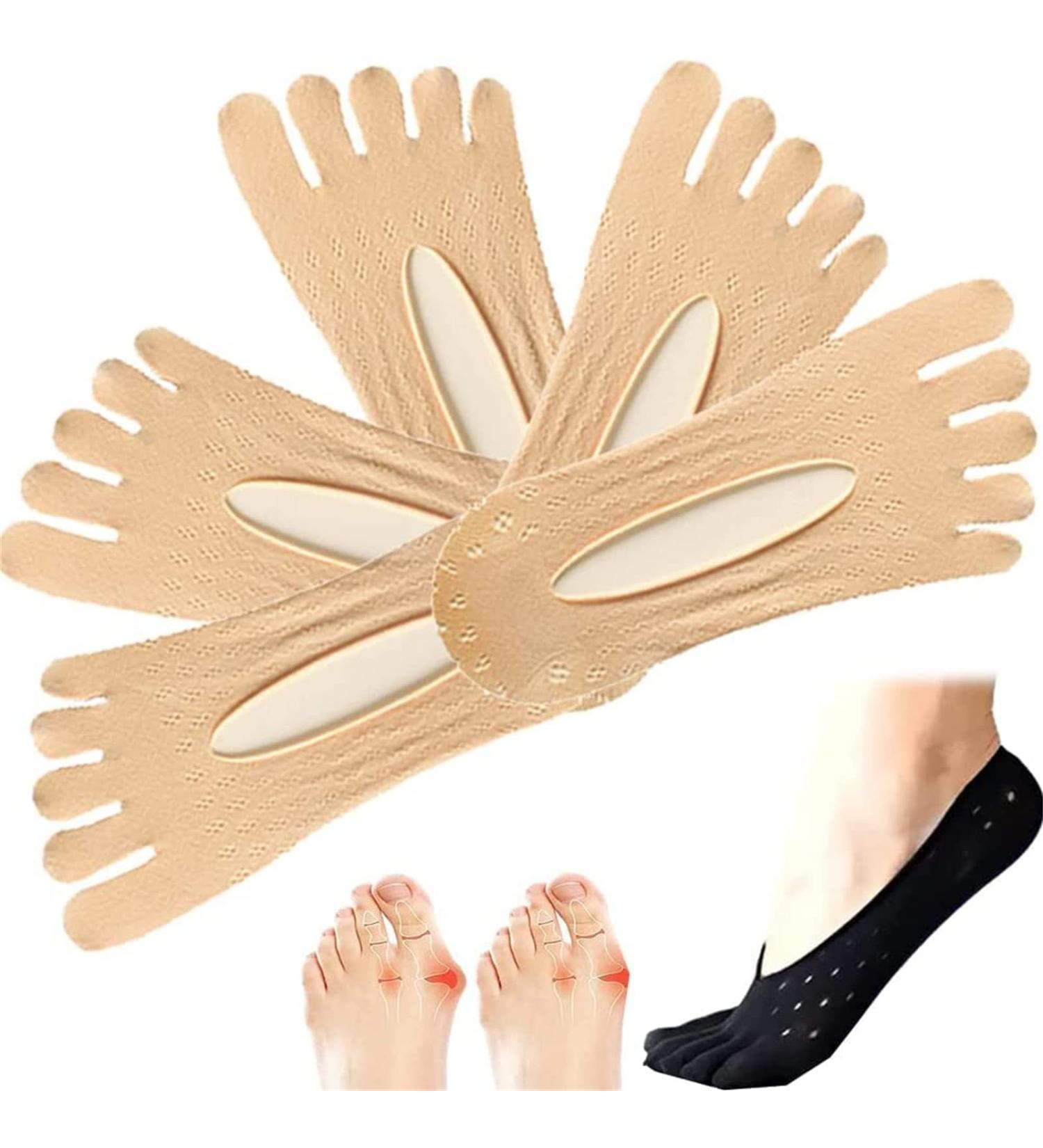EXQST Anti Bunions Health Sock 5-Pair Set for Women - Bunion Corrector & Toe Alignment Relief Socks - Breathable One Size Fits All - Buy Online on GoSupps.com