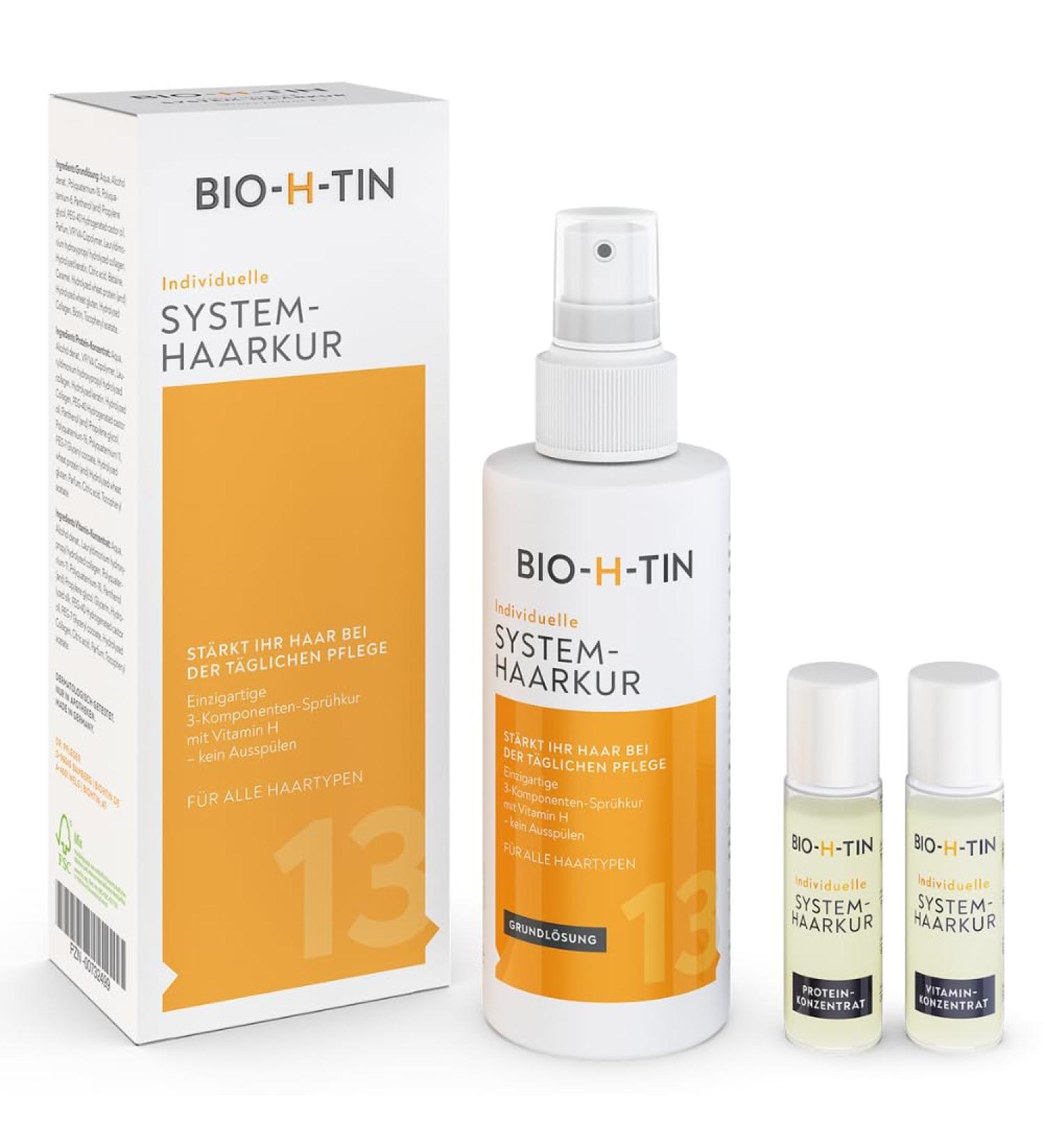 Bio-H-Tin Individual System Hair Cure - Revitalize & Strengthen Hair | International Shipping Available - Buy Online on GoSupps.com