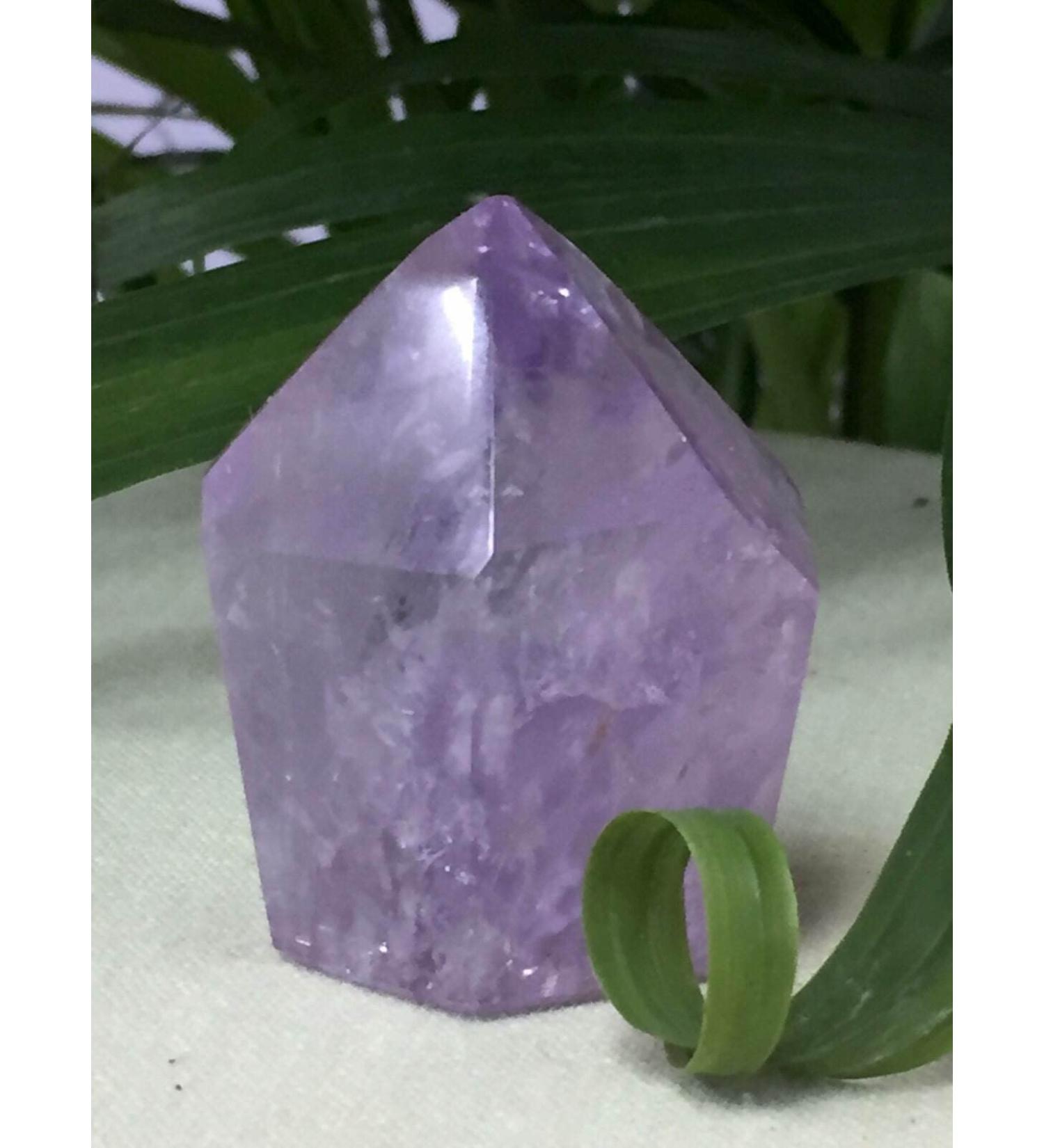 Polished Amethyst Point Quartz Amethyst Specimen Reiki. Raw Stones and Minerals Stone Mineral Specimen
