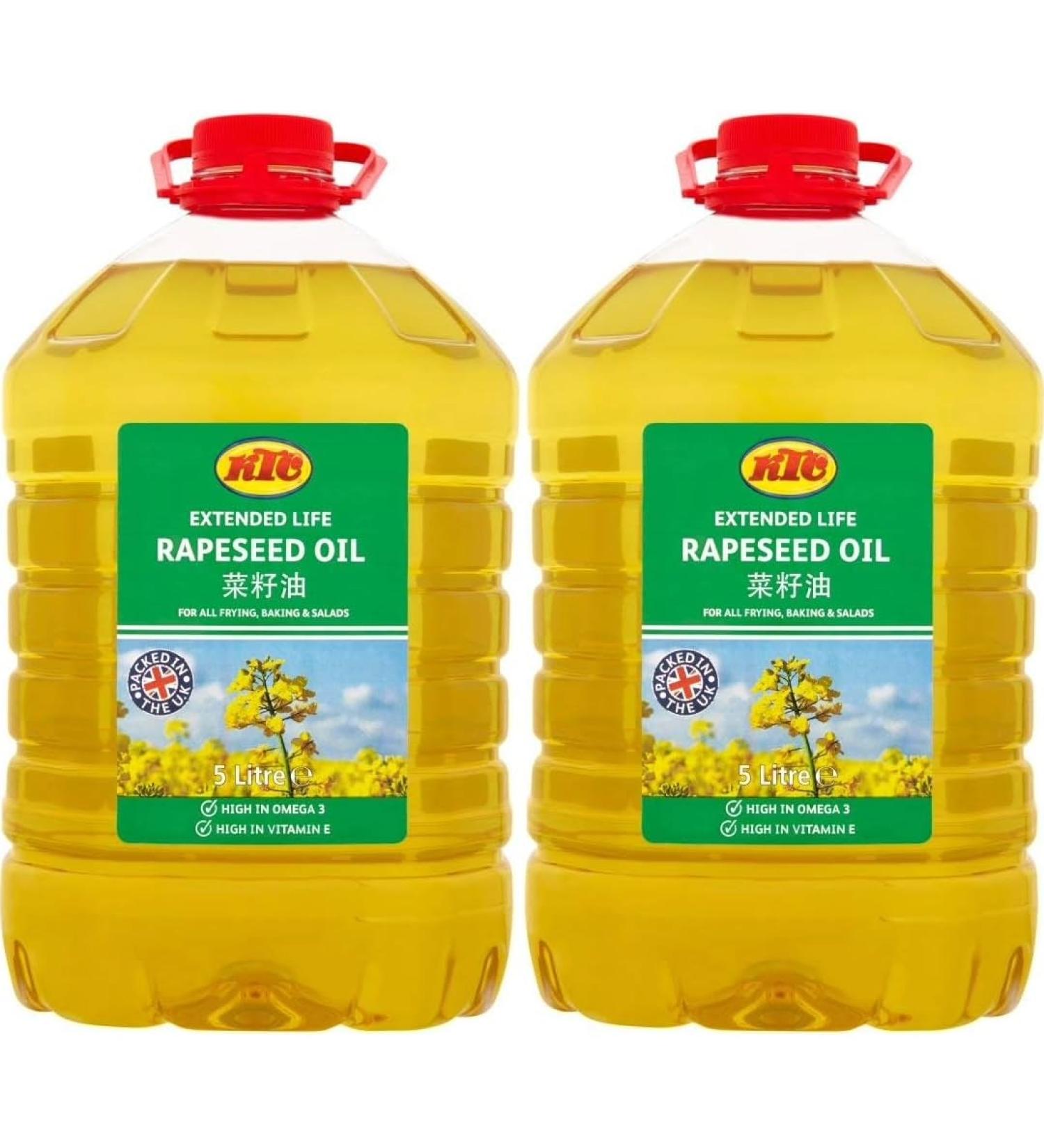 KTC Rapeseed Oil 5ltr (Pack of 2)