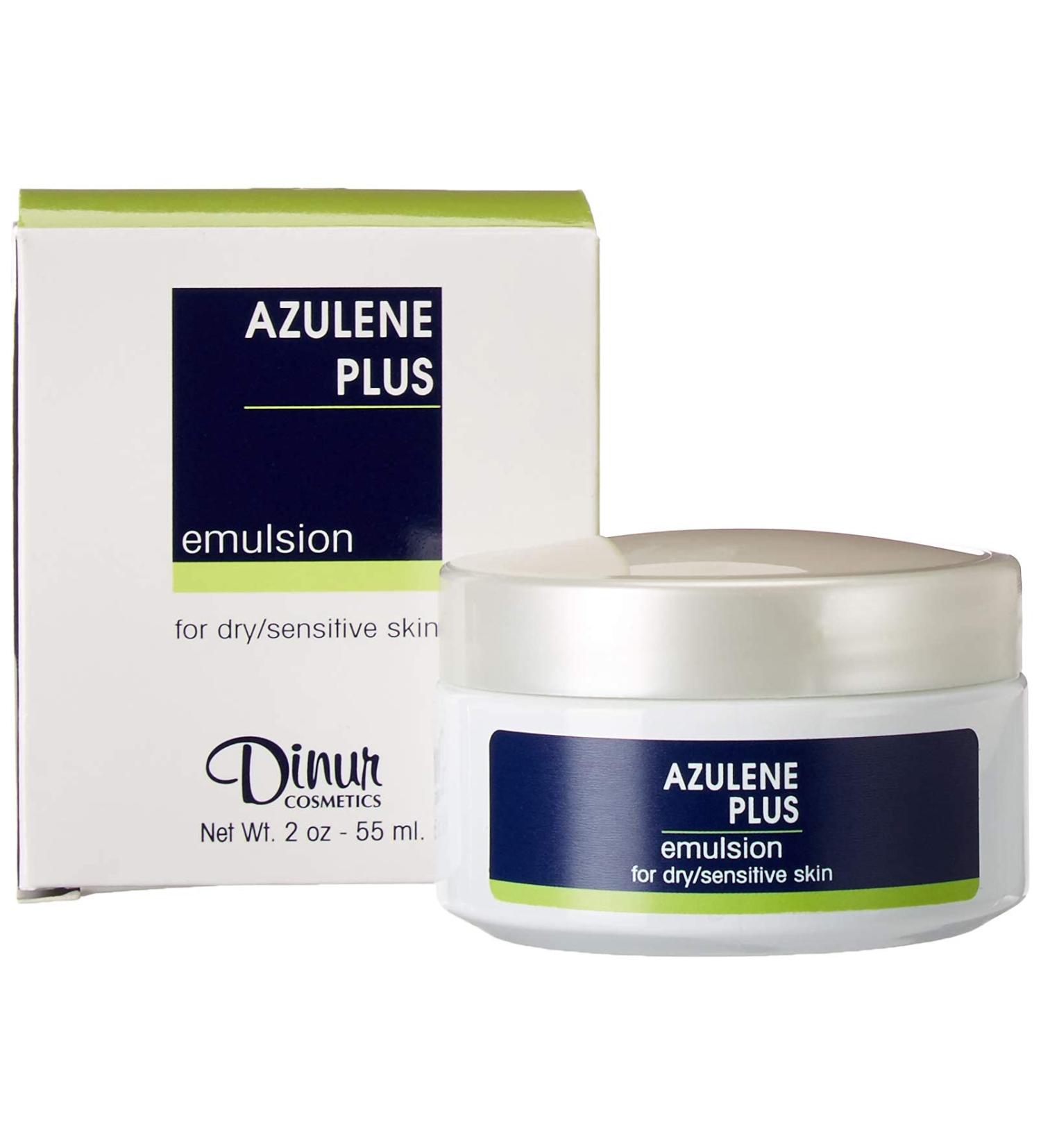 Azulene Emulsion Day Cream for Dry & Sensitive Skin - Hydration Smoother & Enhanced Skin Clarity - 2 OZ - Buy Online on GoSupps.com