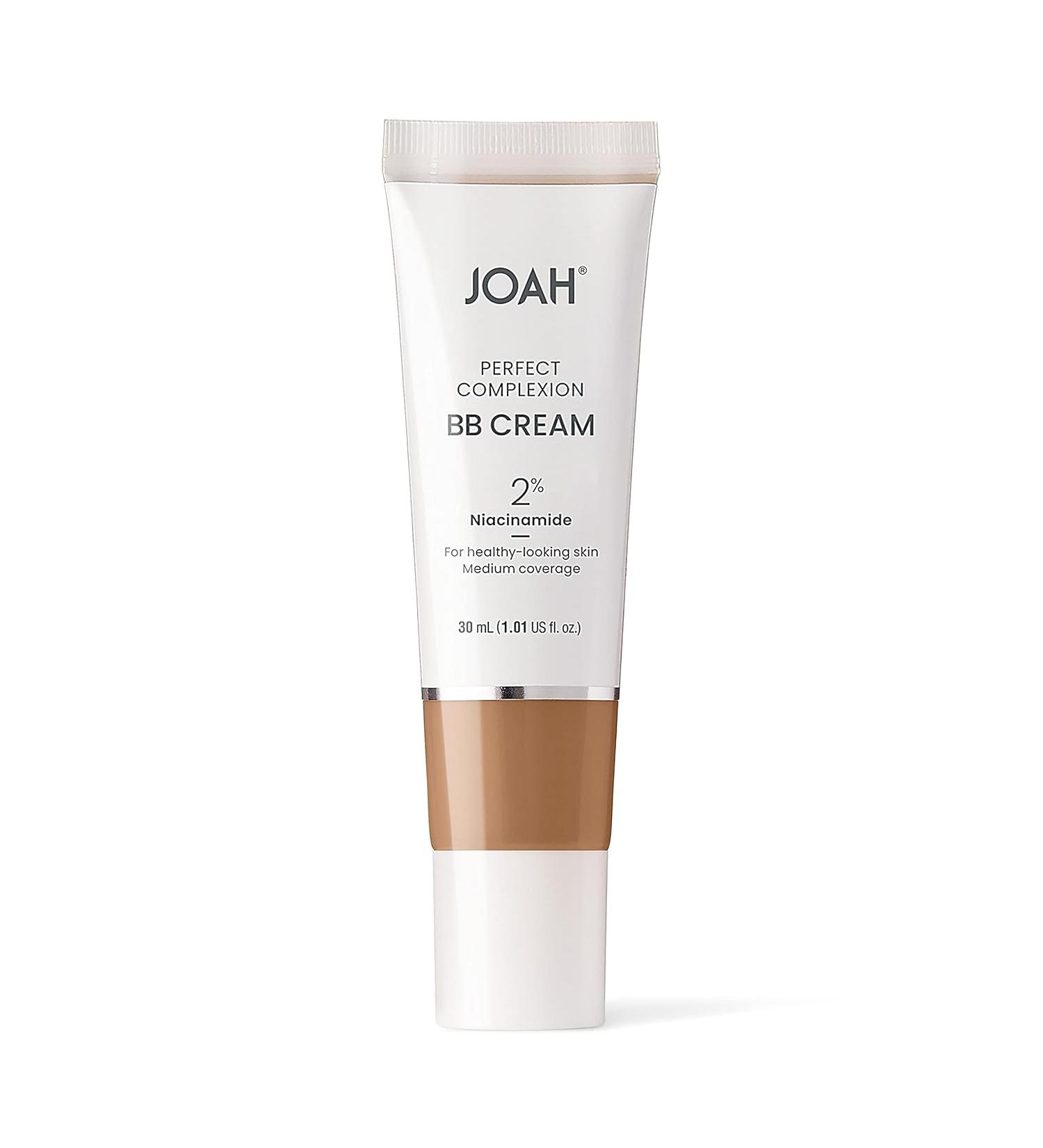 JOAH Beauty Perfect Complexion BB Cream with Hyaluronic Acid and Niaciminade Korean Makeup with Medium Buildable Coverage - Tan with Neutral Undertones - 1.01 Oz - Buy Online on GoSupps.com