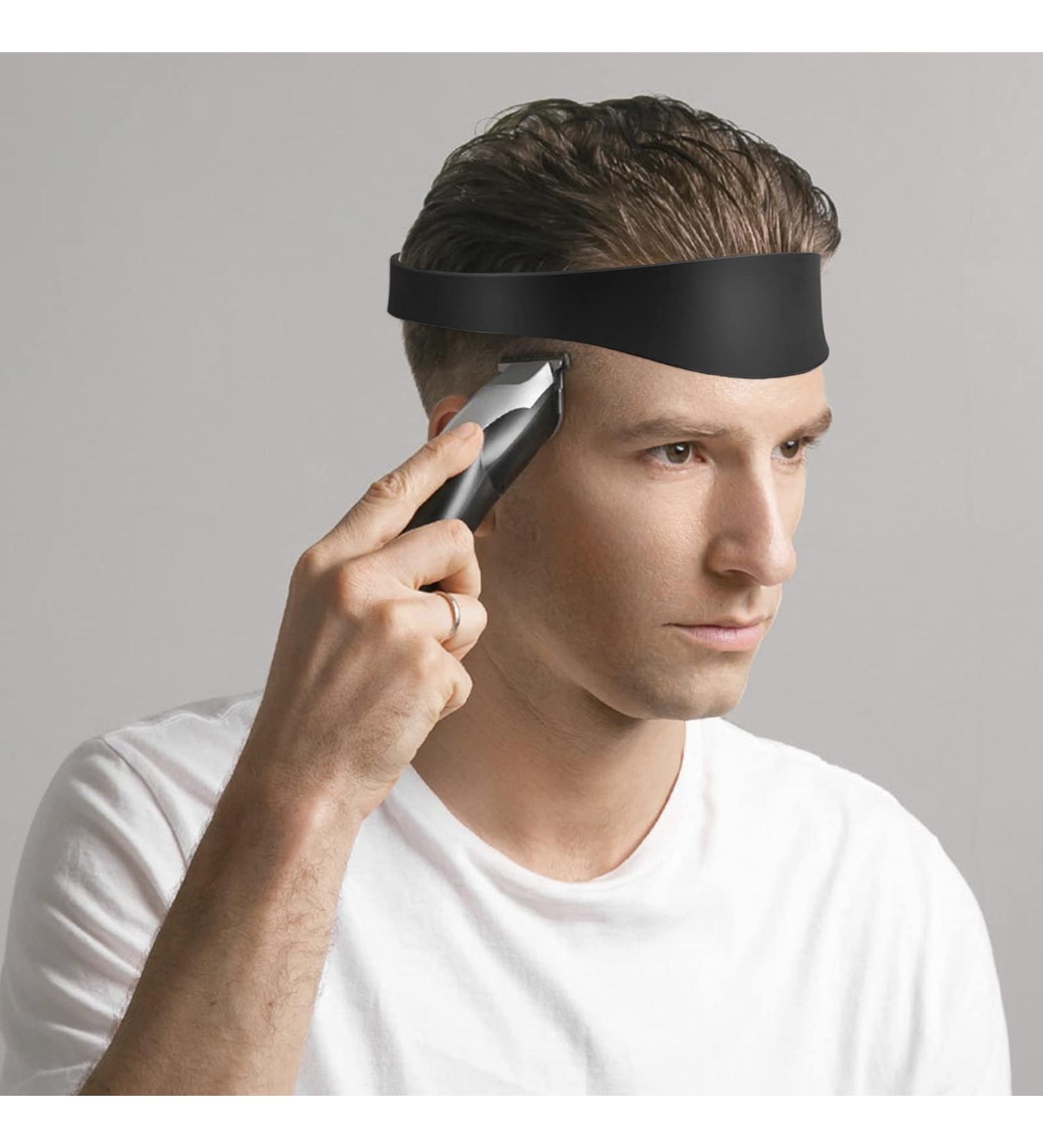 Neckline Shaving Template & Hair Cutting Guide (Black) | Precision Grooming Tool for Men | International Shipping Available - Buy Online on GoSupps.com