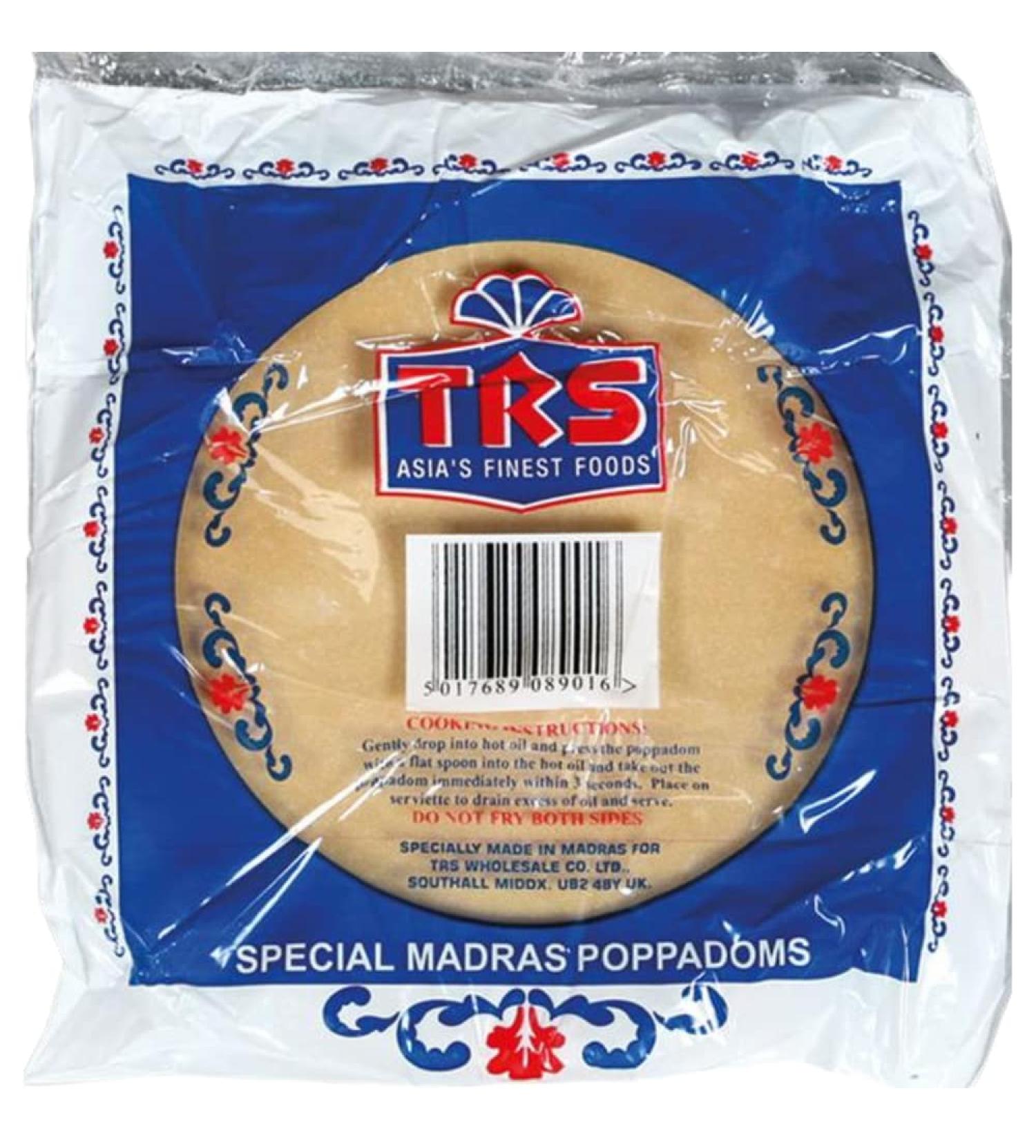 TRS Madras Poppadoms 1 x 200 g - Buy Online on GoSupps.com